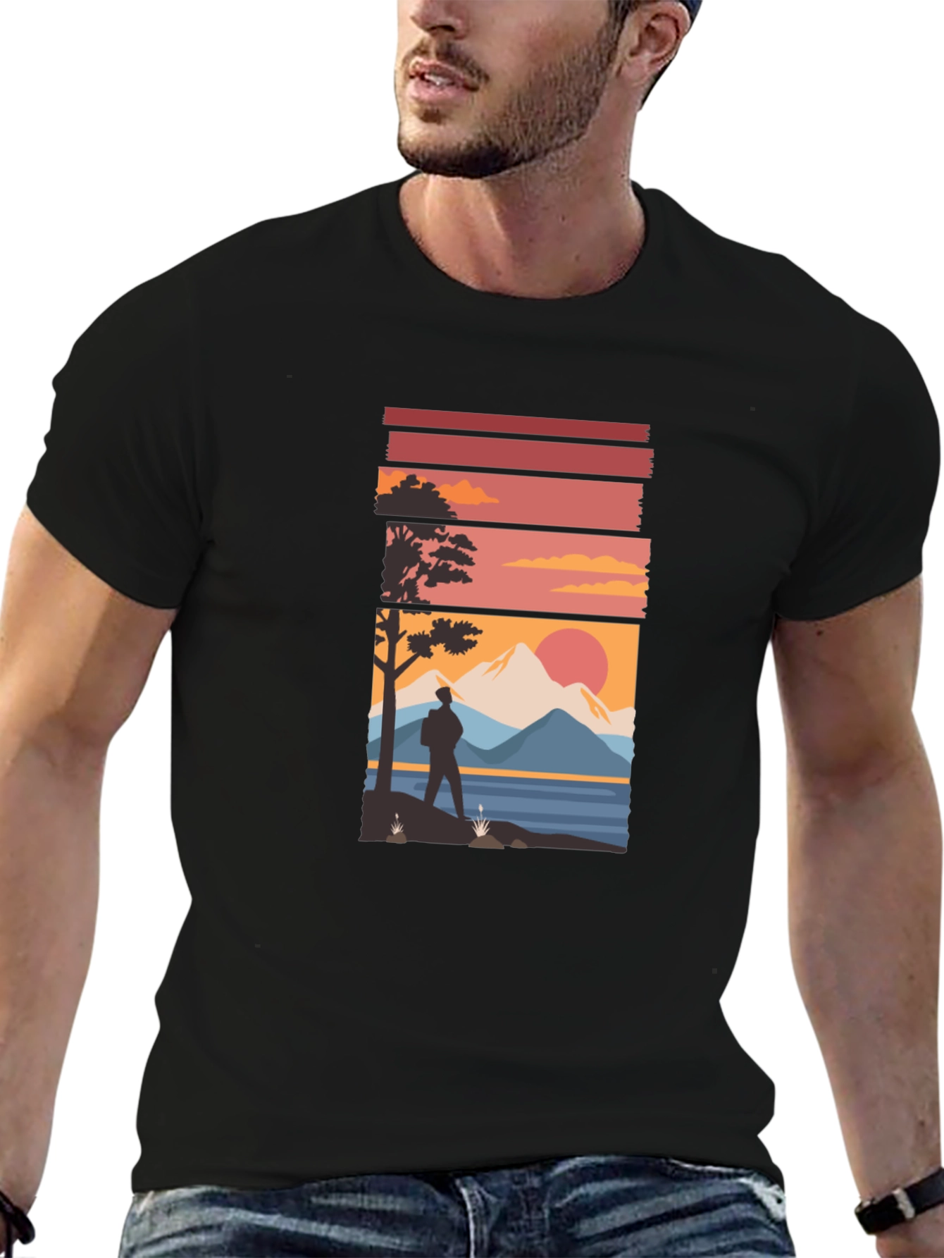 Sunset Vista Graphic T-Shirt