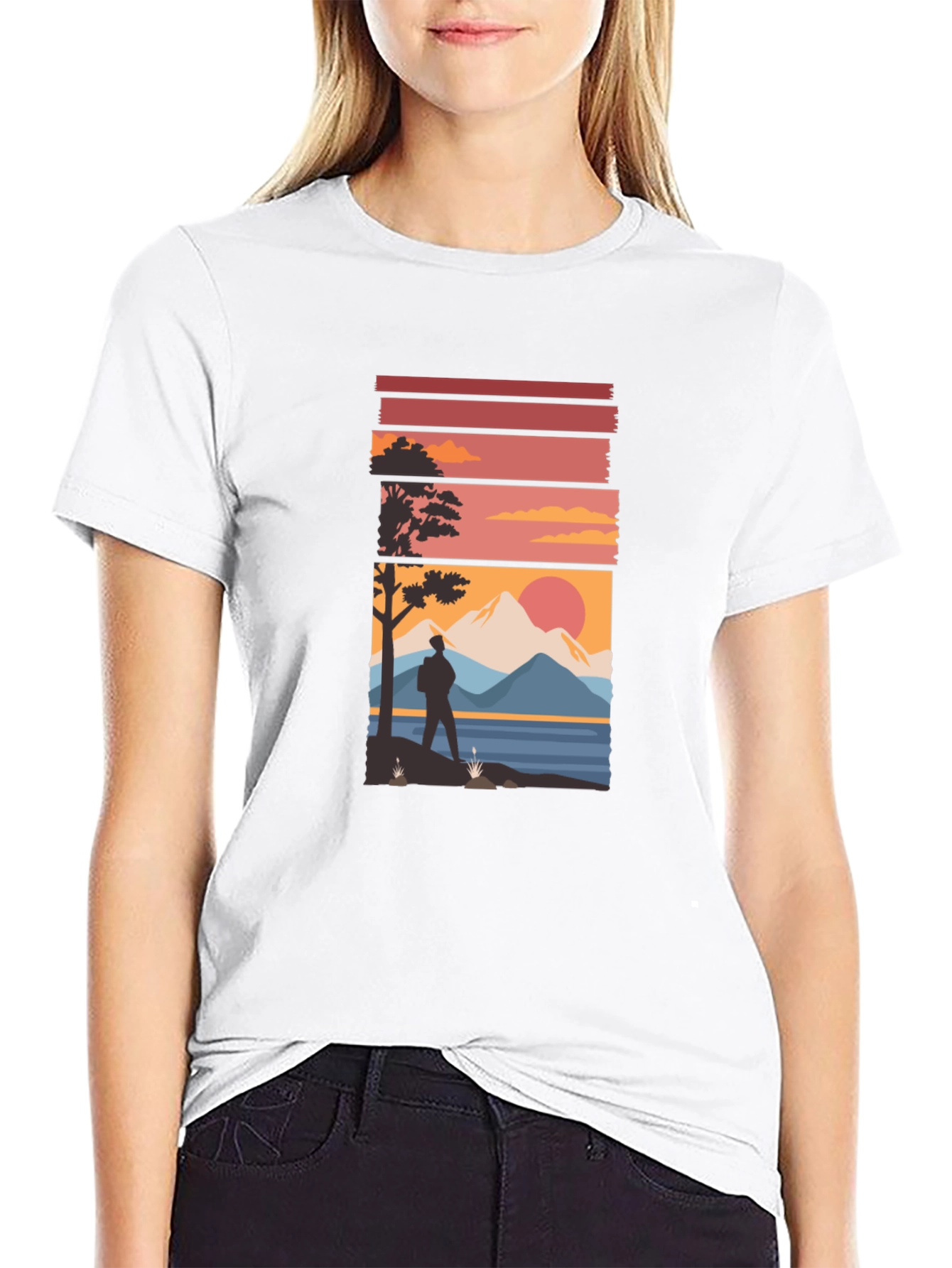 Sunset Vista Graphic T-Shirt