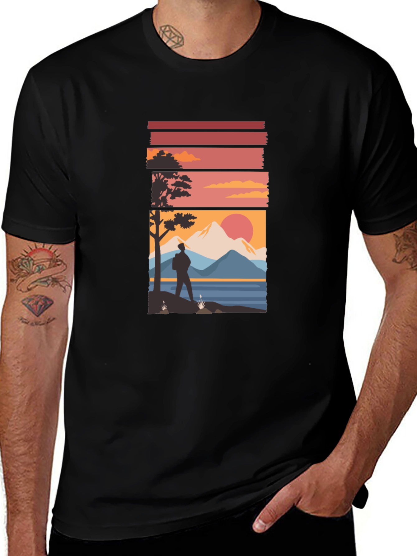 Sunset Vista Graphic T-Shirt
