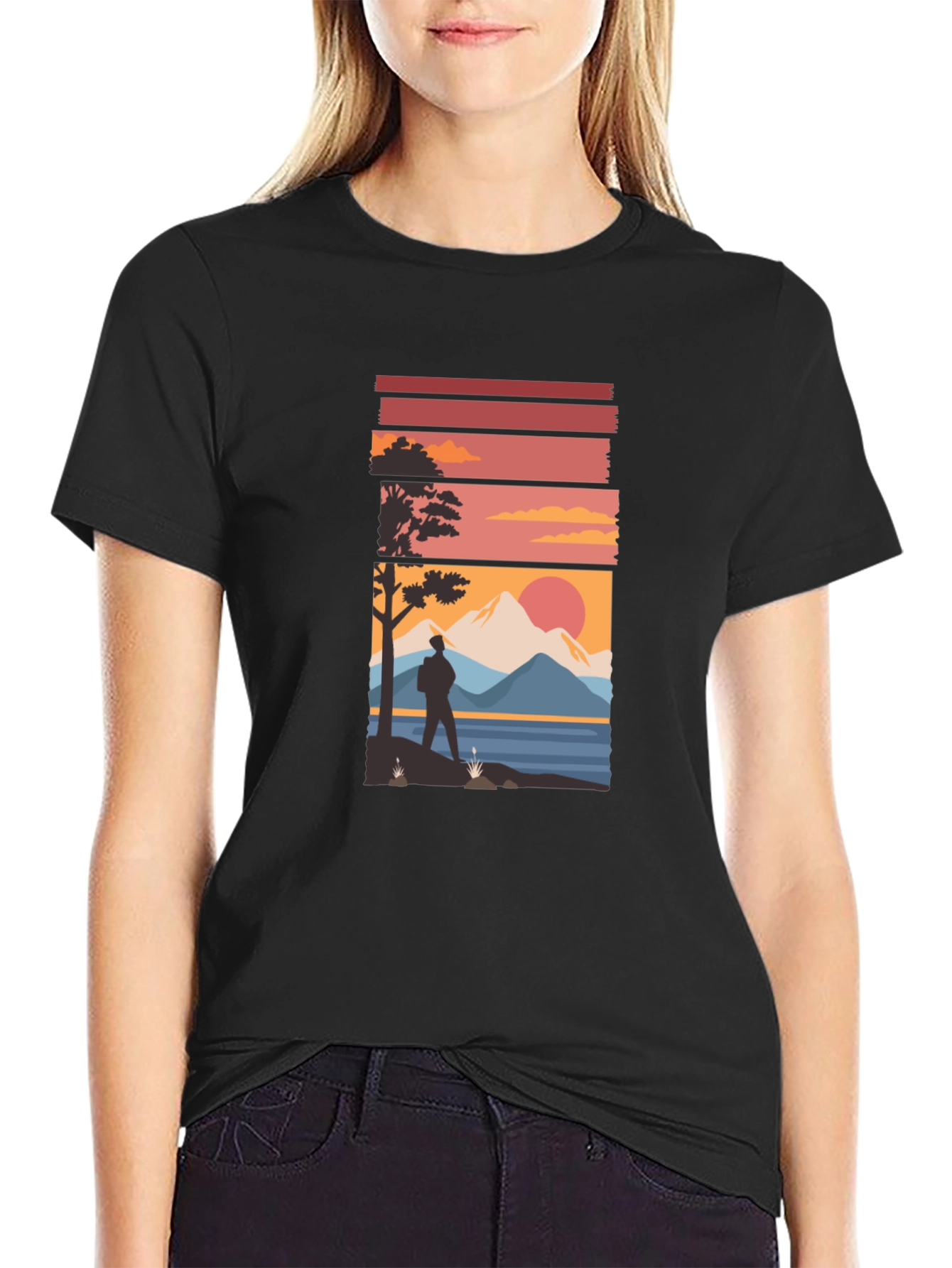 Sunset Vista Graphic T-Shirt