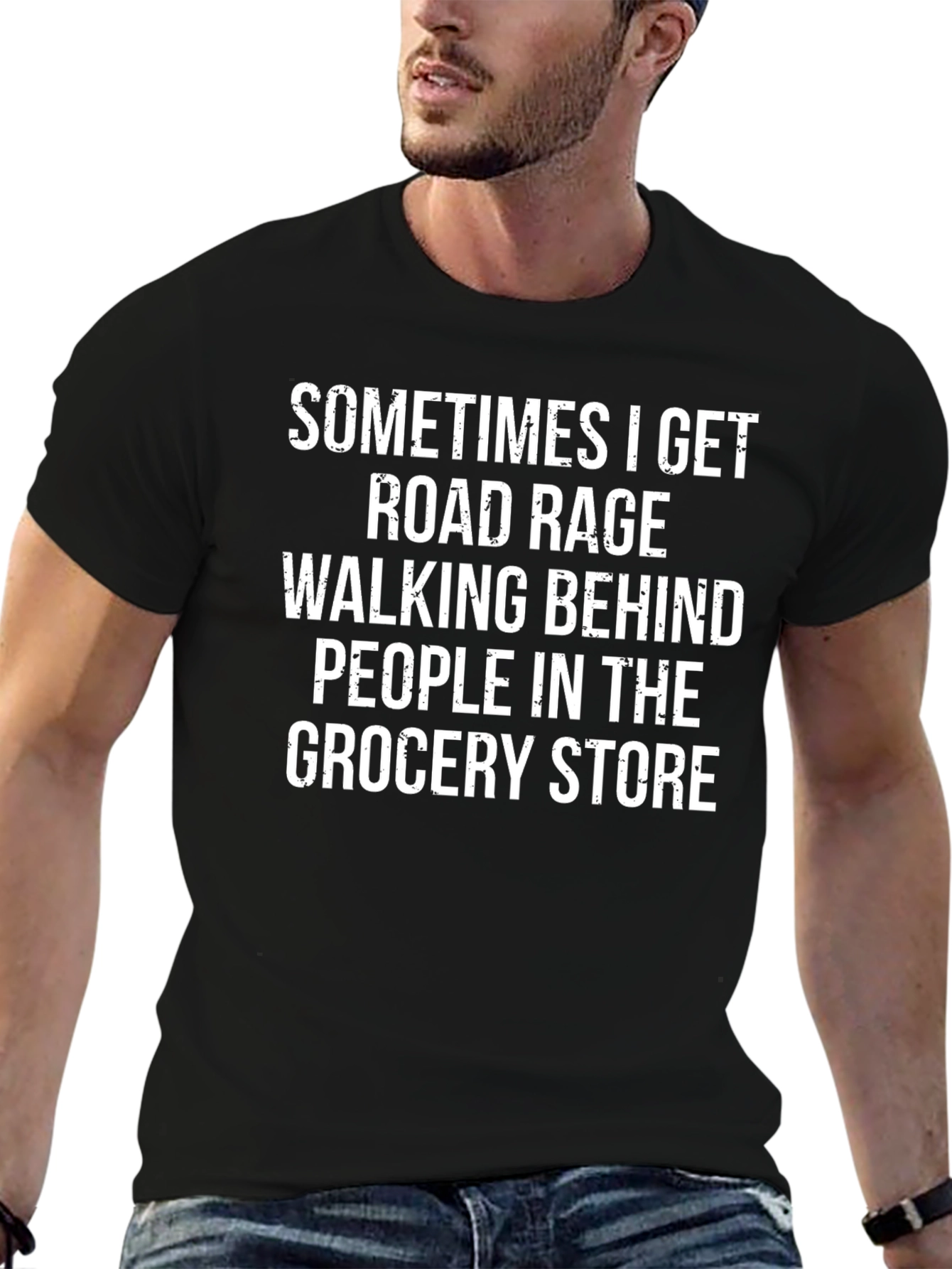 Road Rage Grocery Store T-Shirt