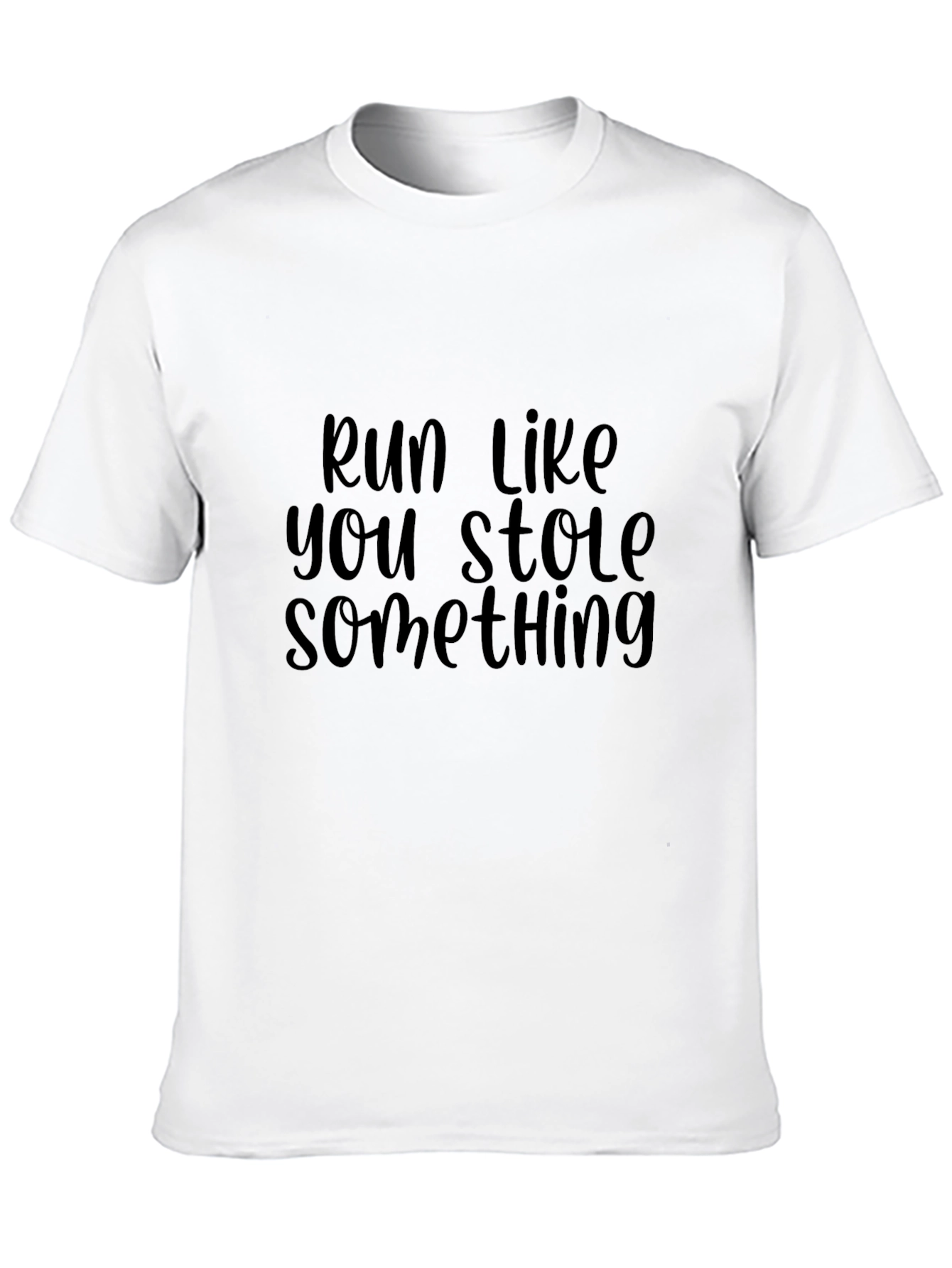 Run Like You Stole Something Black T-Shirt