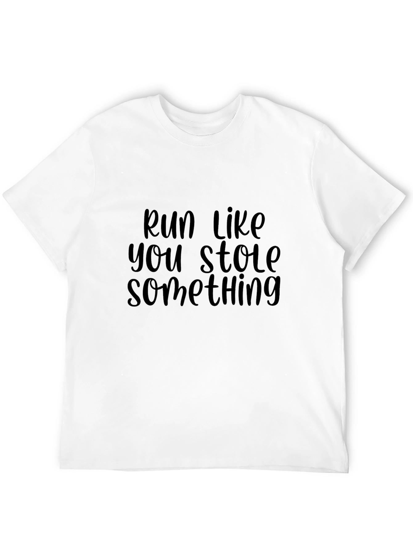 Run Like You Stole Something Black T-Shirt
