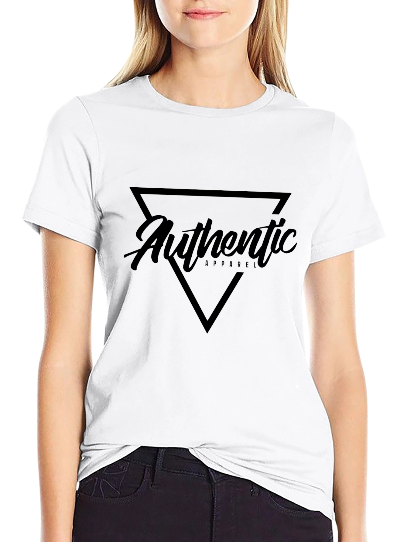 Authentic Apparel Black T-Shirt