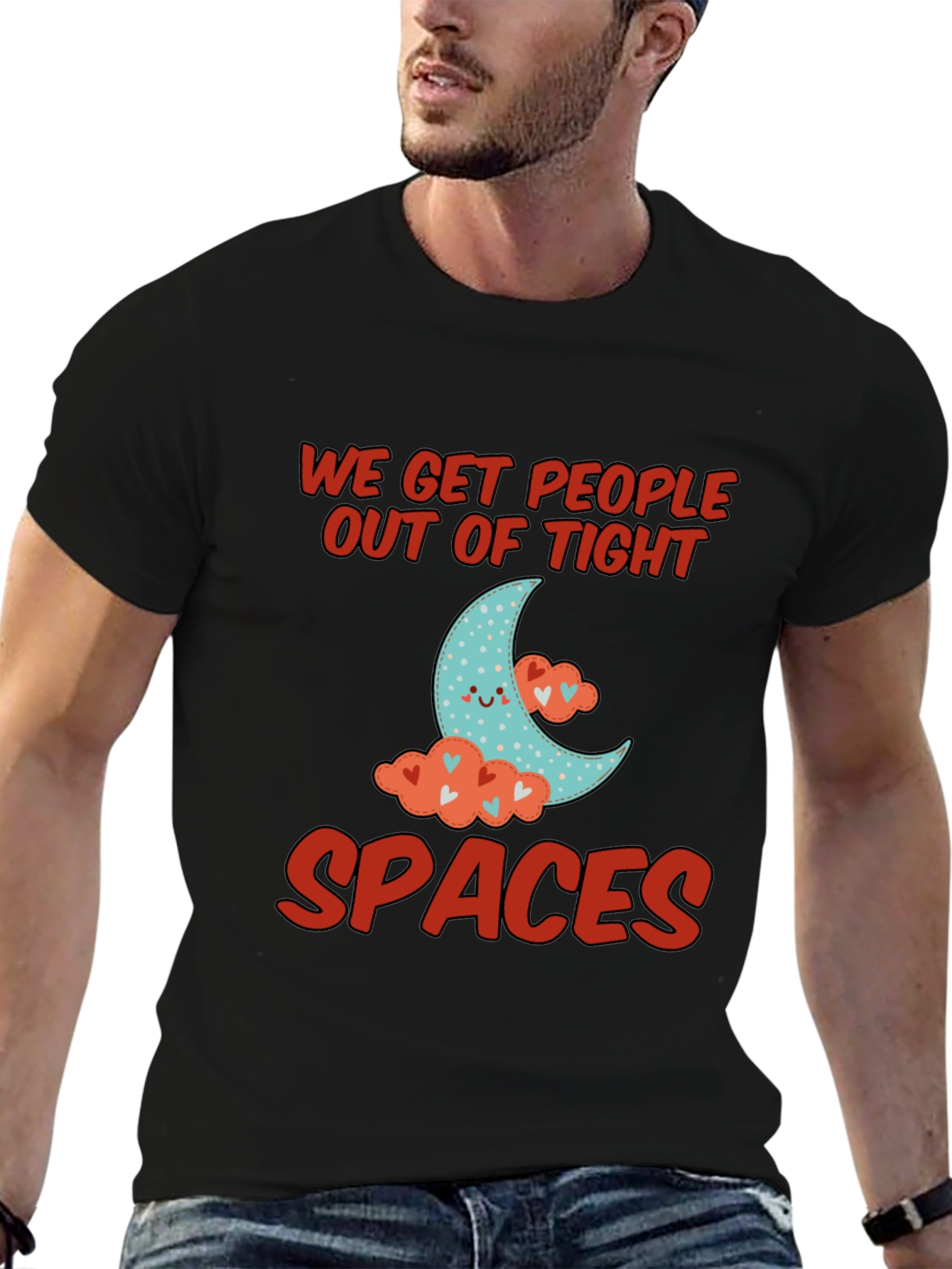 Tight Spaces Graphic Tee - Comfortable Fit