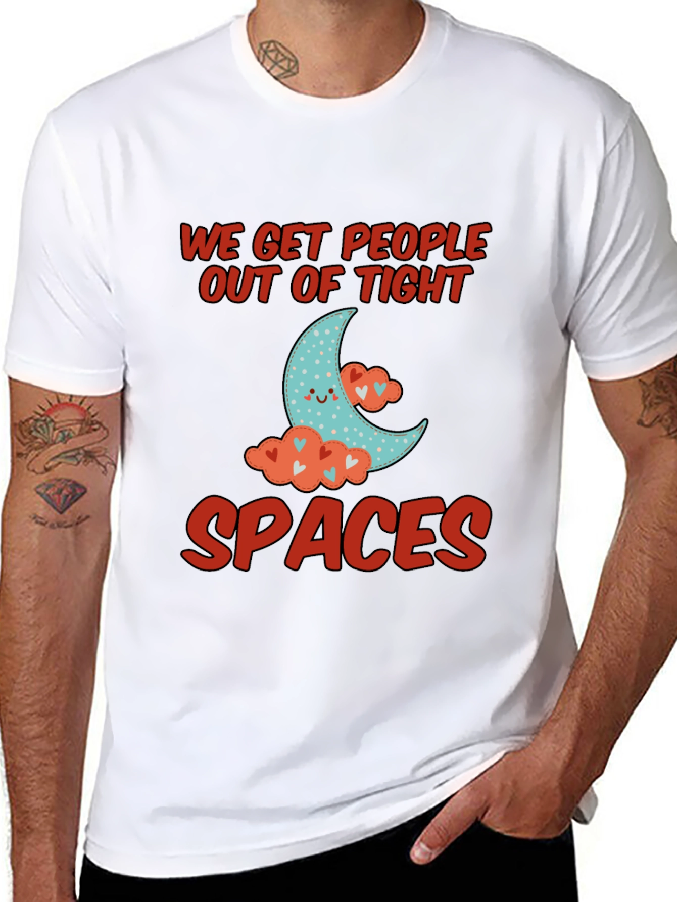 Tight Spaces Graphic Tee - Comfortable Fit