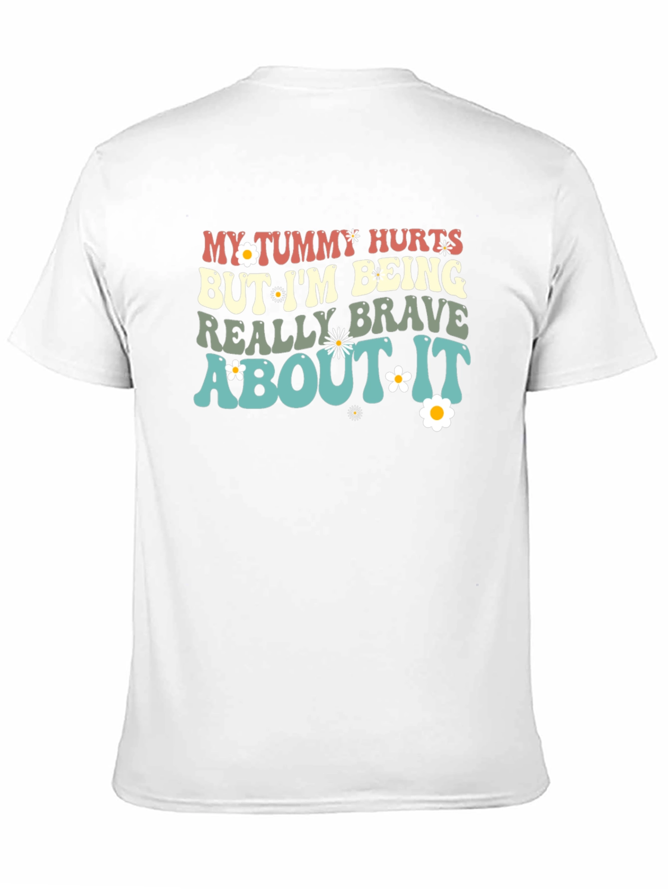 Tummy Hurts Funny Graphic Tee
