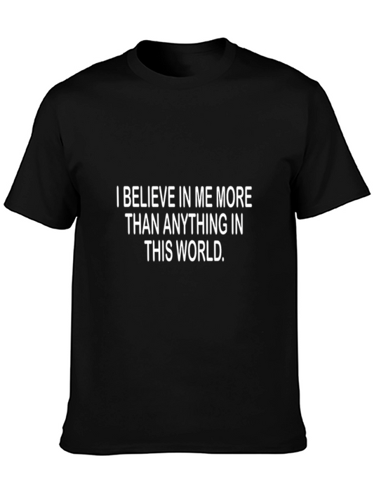 Believe In Myself Graphic T-Shirt - Black