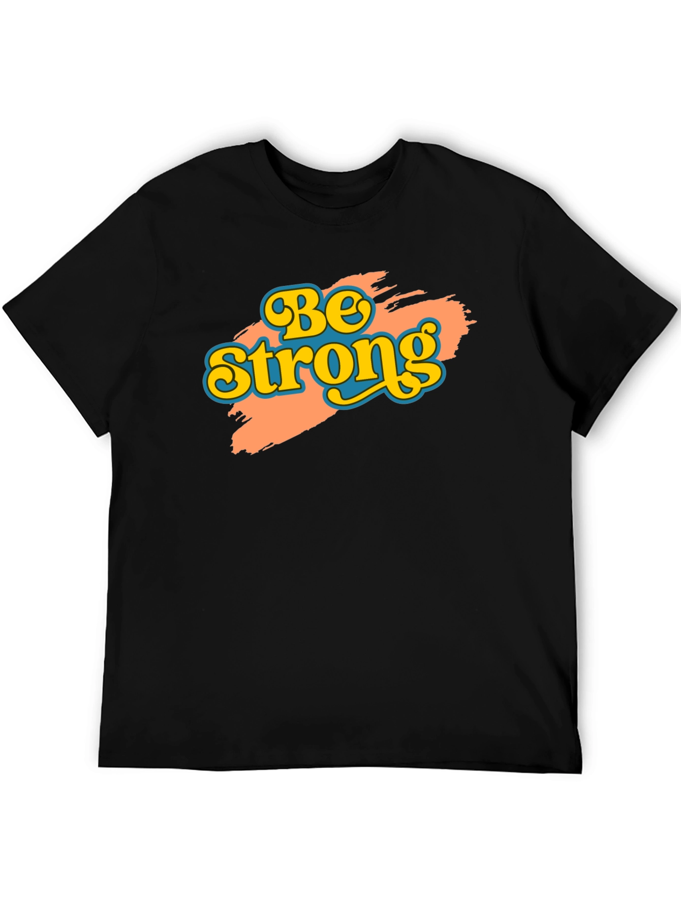 Be Strong Graphic Tee - Retro Style