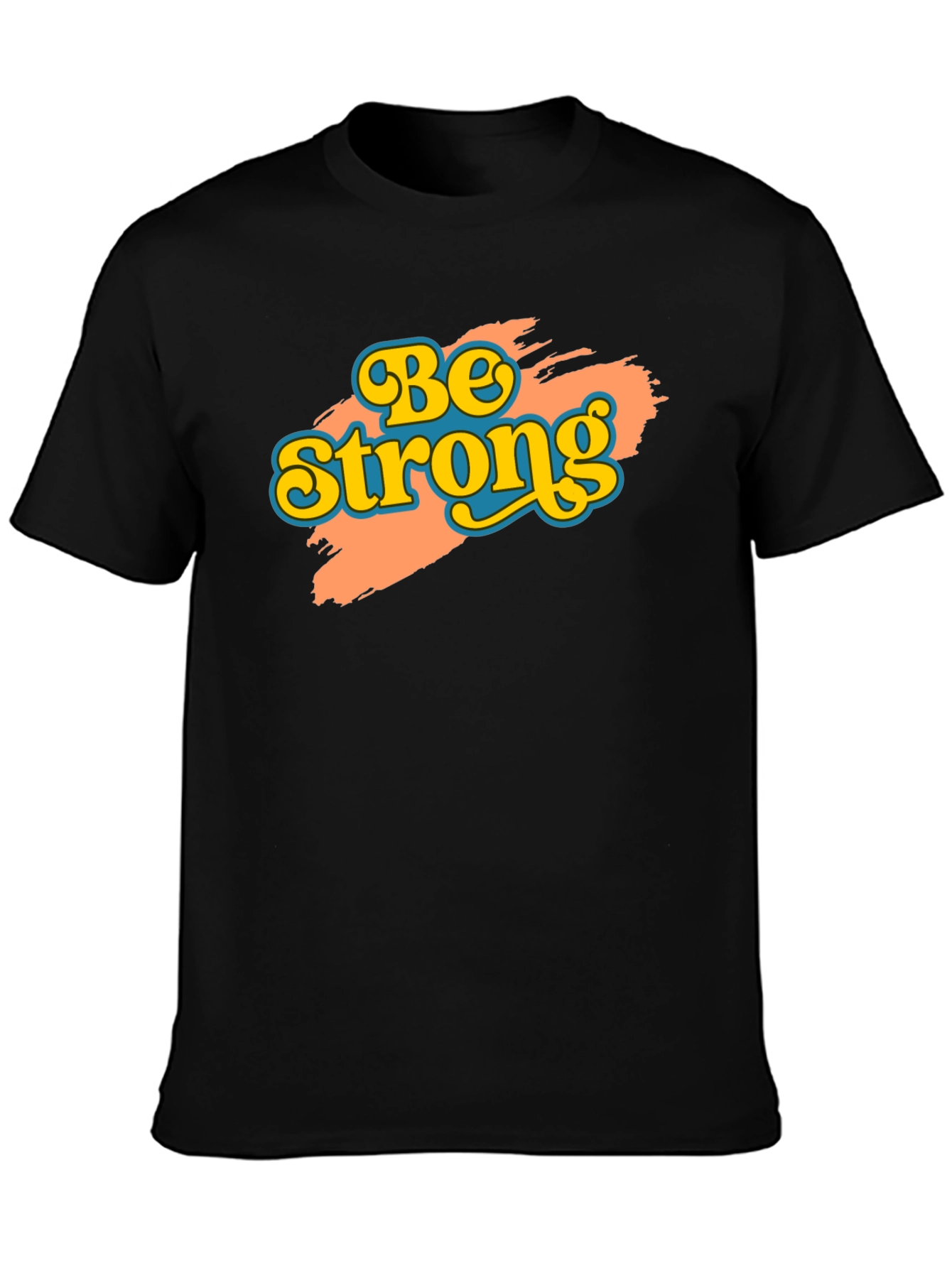 Be Strong Graphic Tee - Retro Style