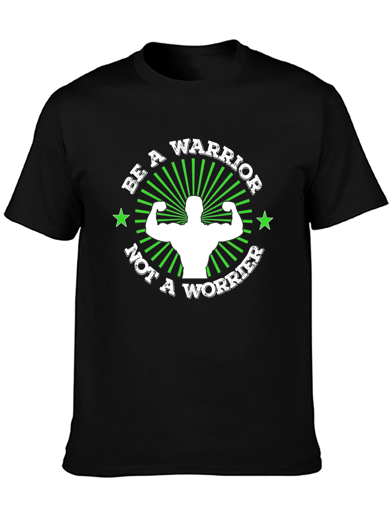 Be A Warrior T-Shirt: Motivational Gym Wear