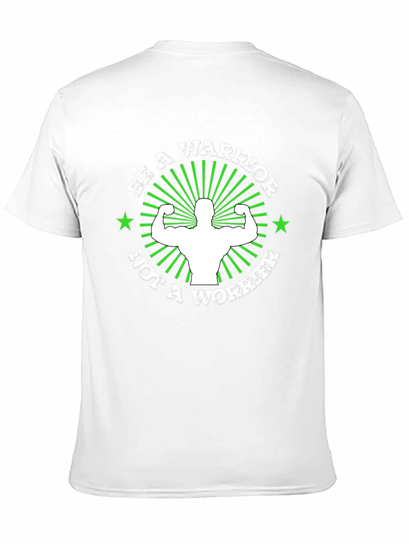 Be A Warrior T-Shirt: Motivational Gym Wear