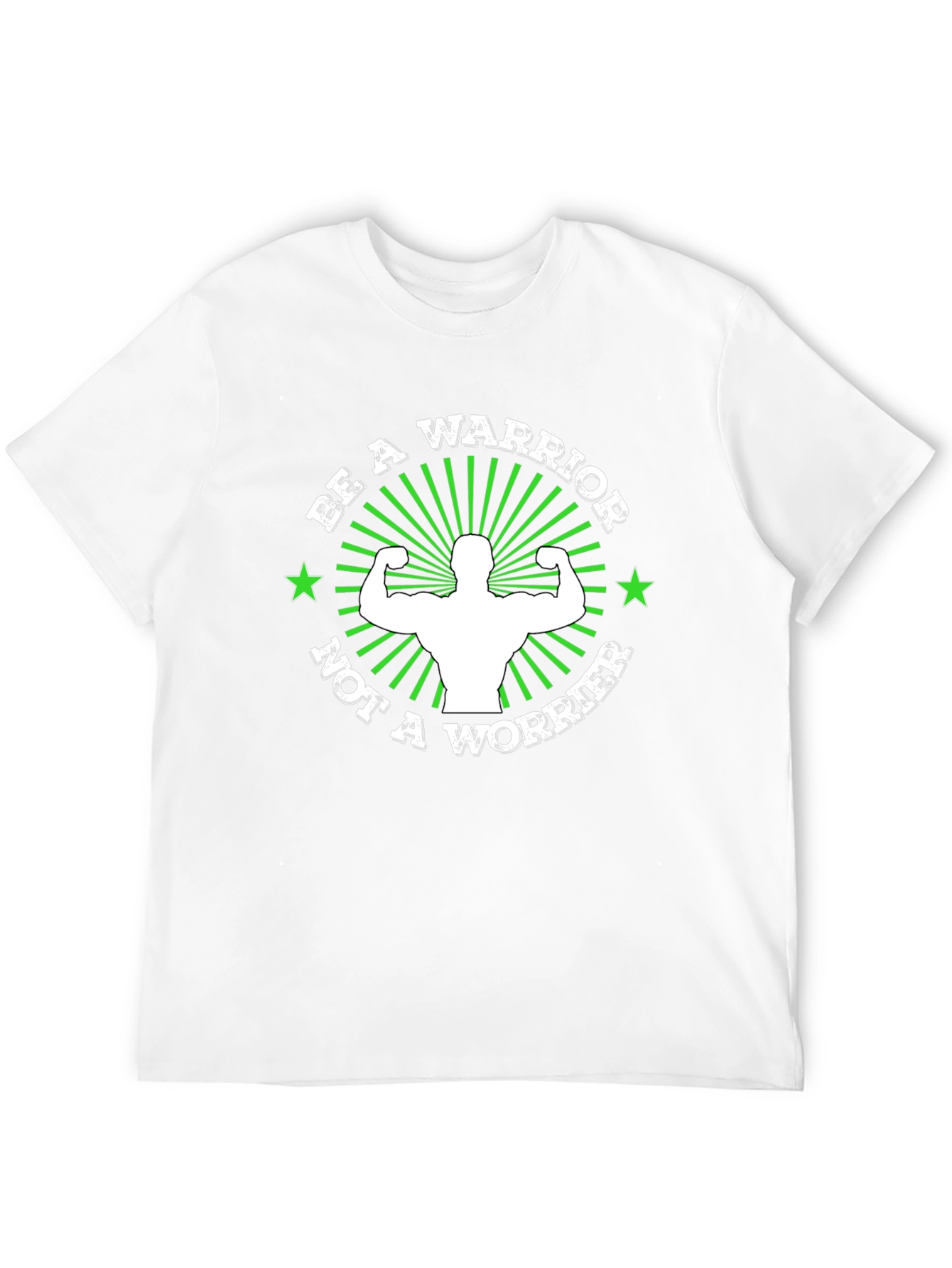 Be A Warrior T-Shirt: Motivational Gym Wear
