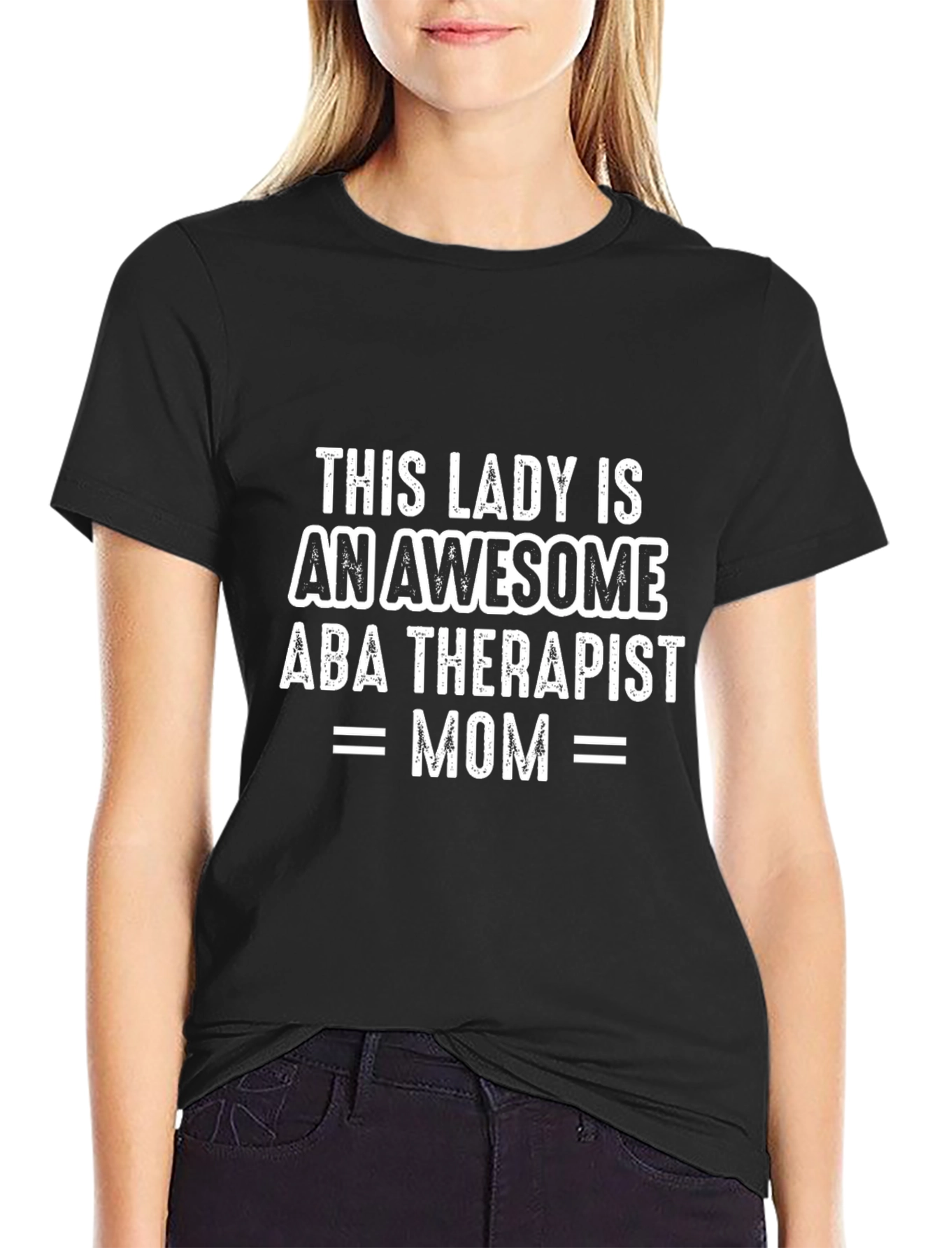 Awesome ABA Therapist Mom T-Shirt