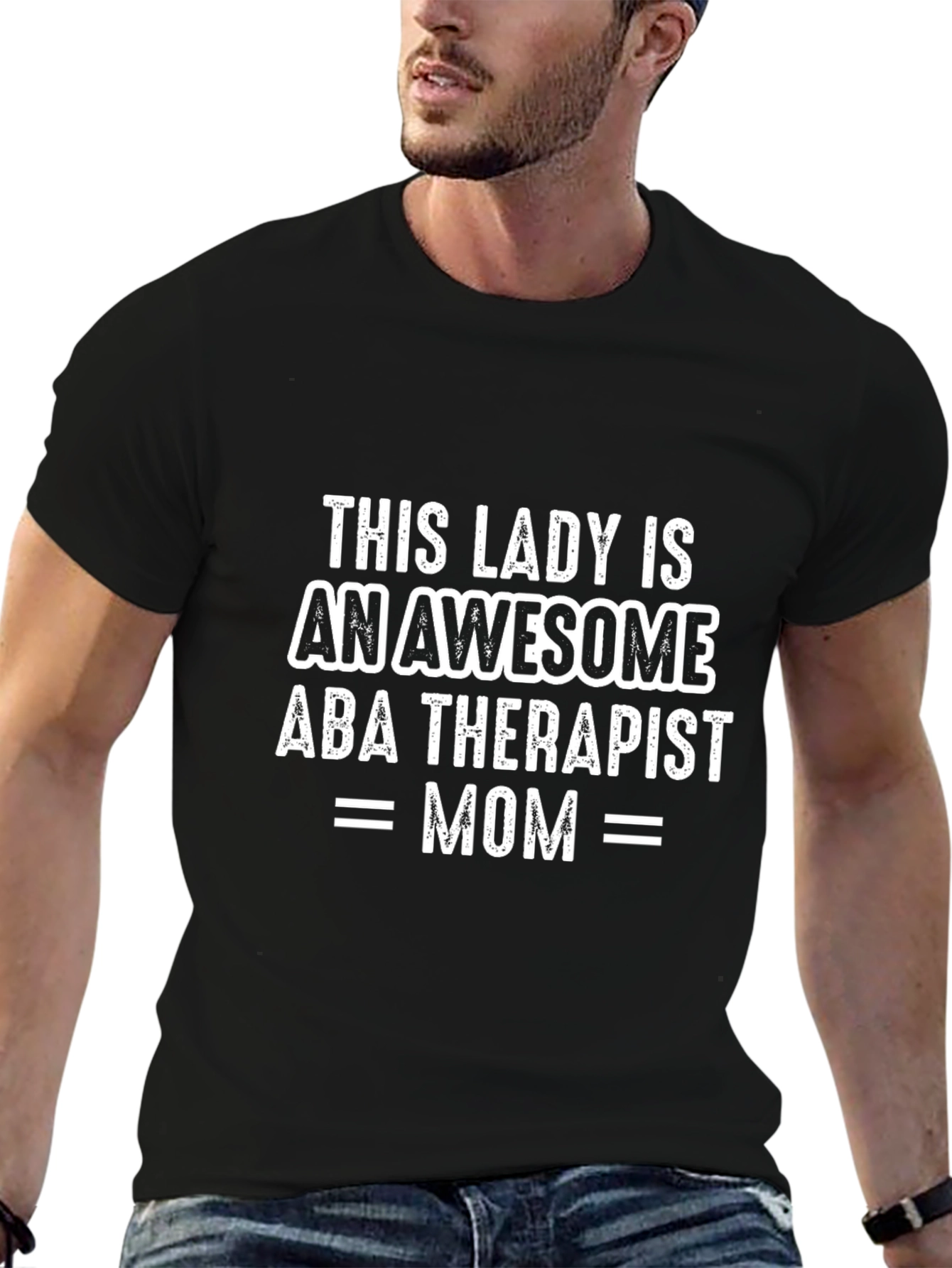 Awesome ABA Therapist Mom T-Shirt