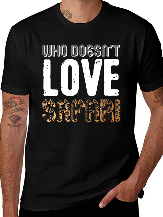 Safari Lover Black T-Shirt