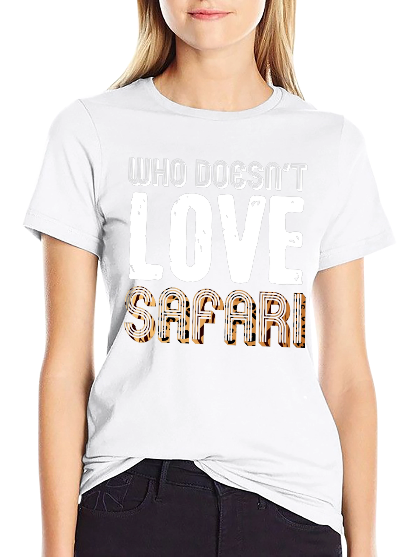 Safari Lover Black T-Shirt