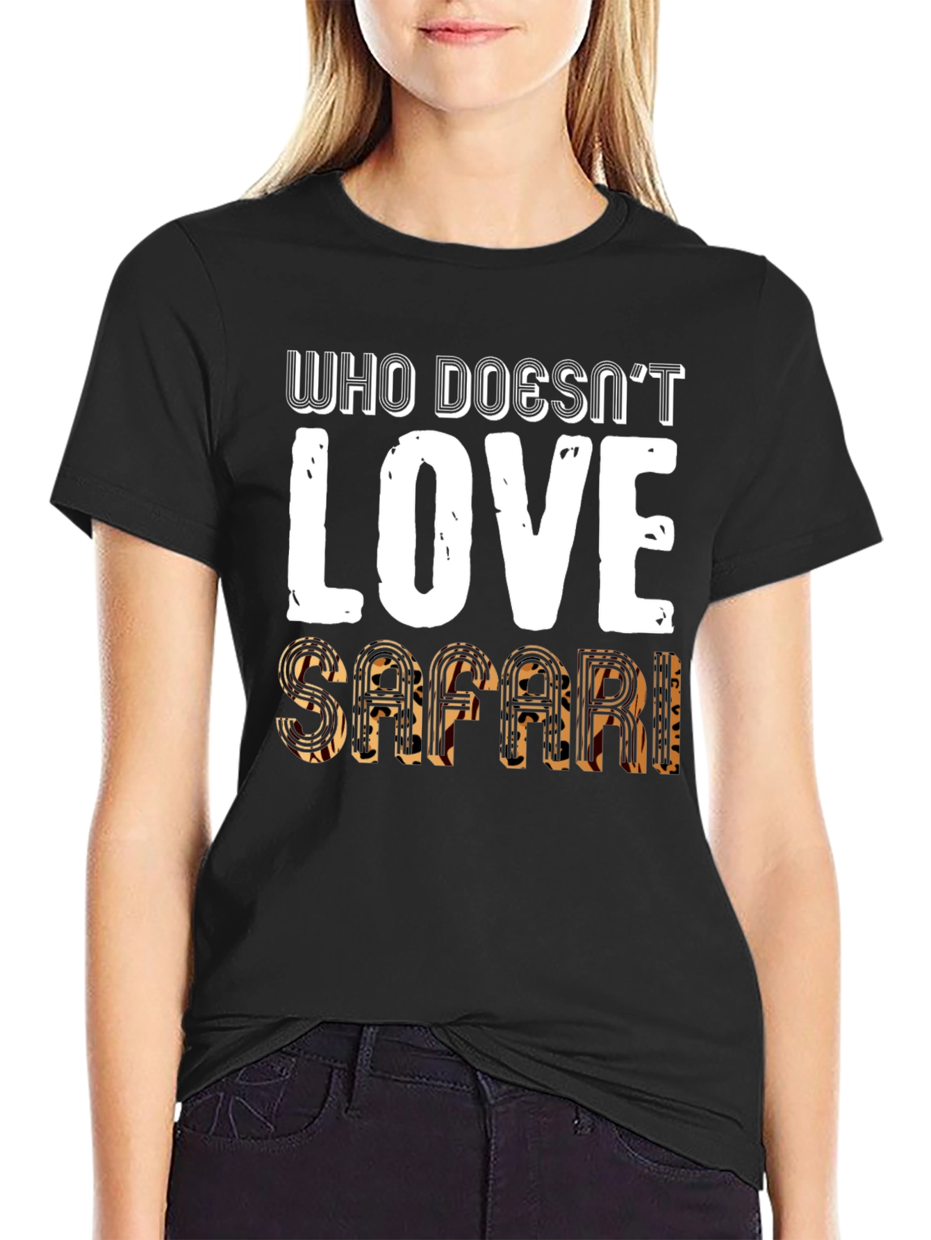 Safari Lover Black T-Shirt