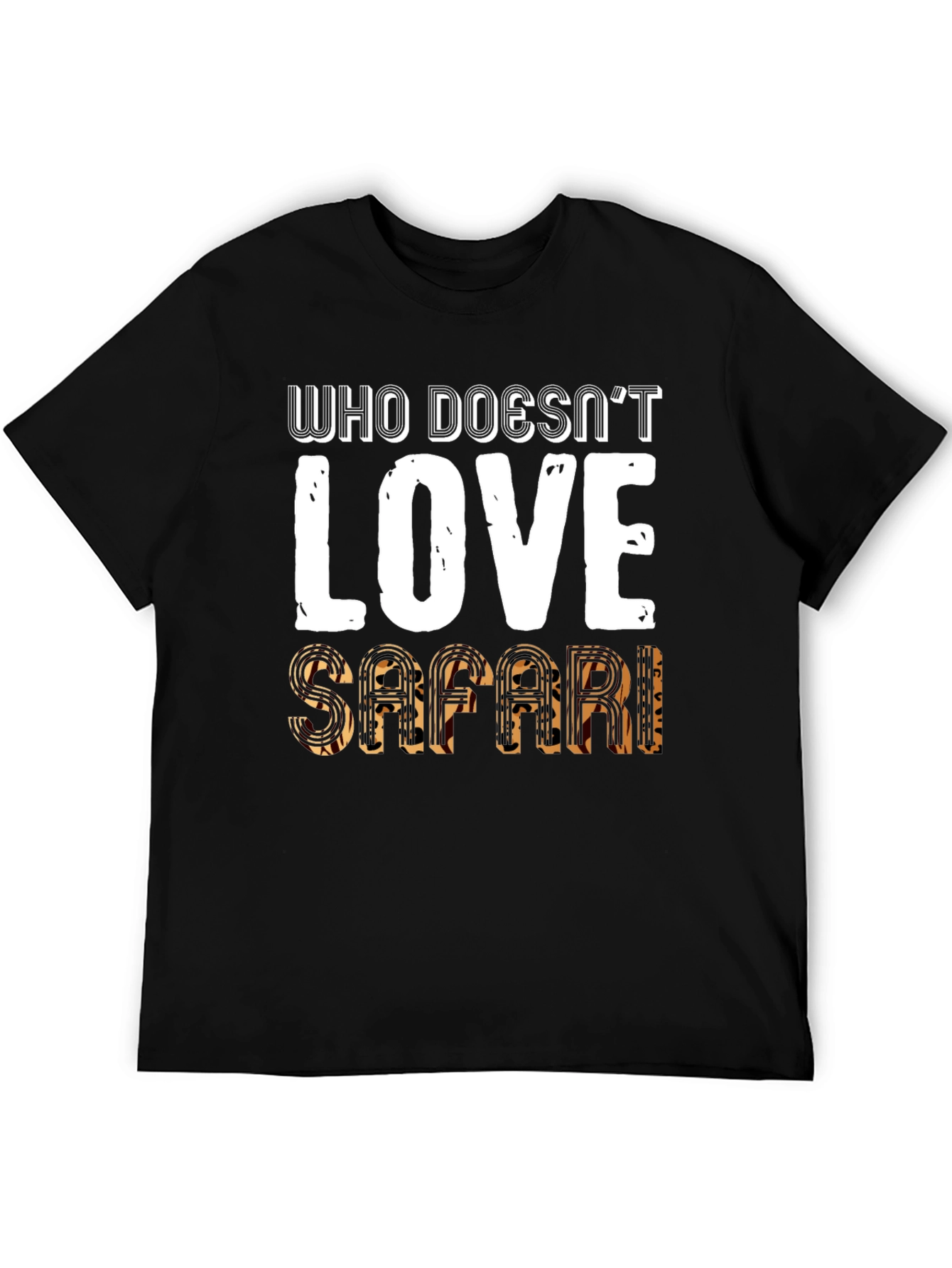 Safari Lover Black T-Shirt