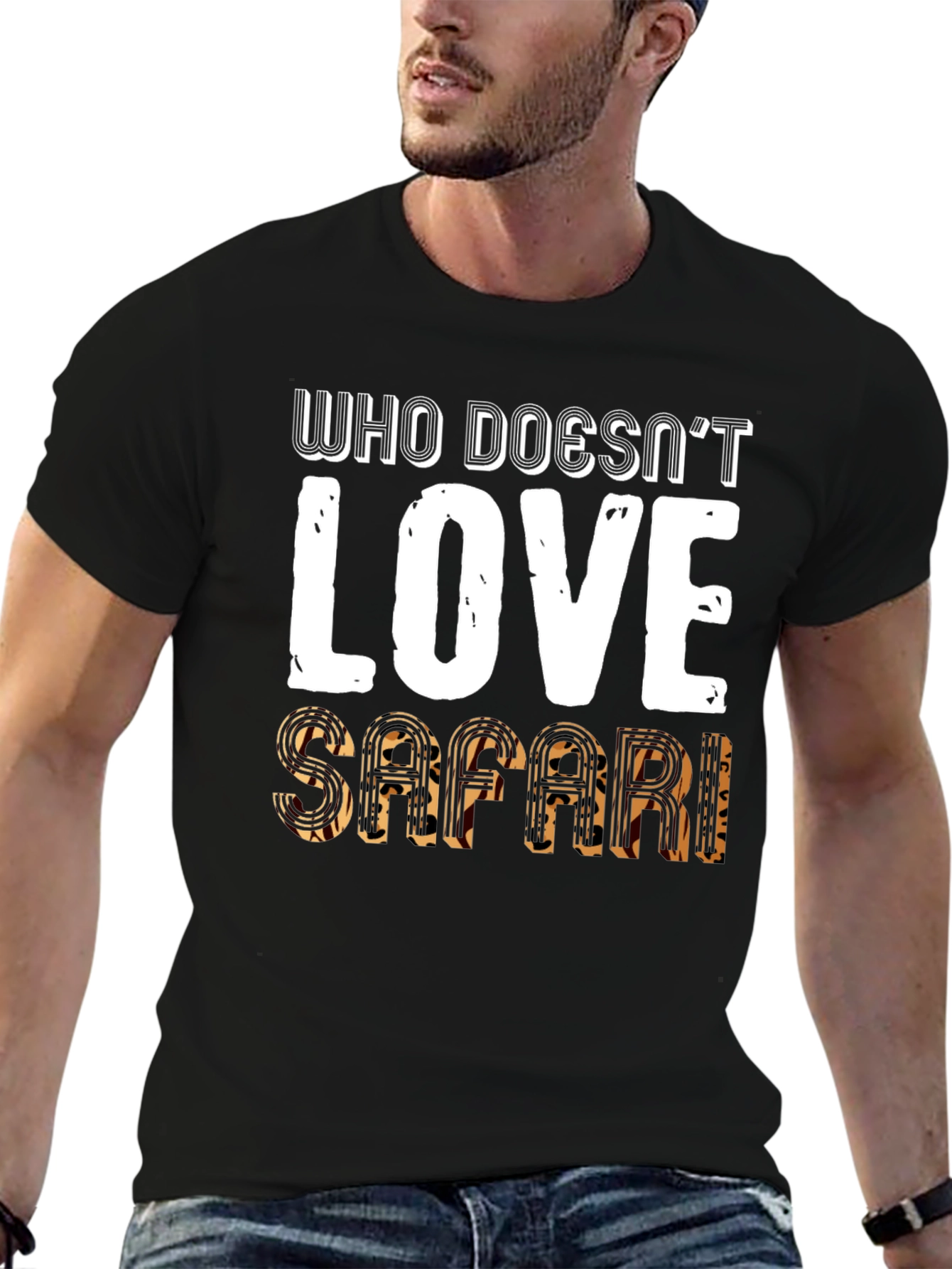 Safari Lover Black T-Shirt