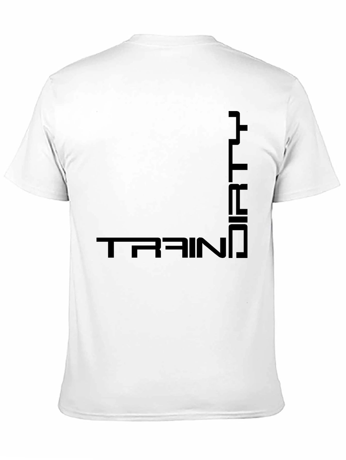 Train Dirty Black Graphic T-Shirt