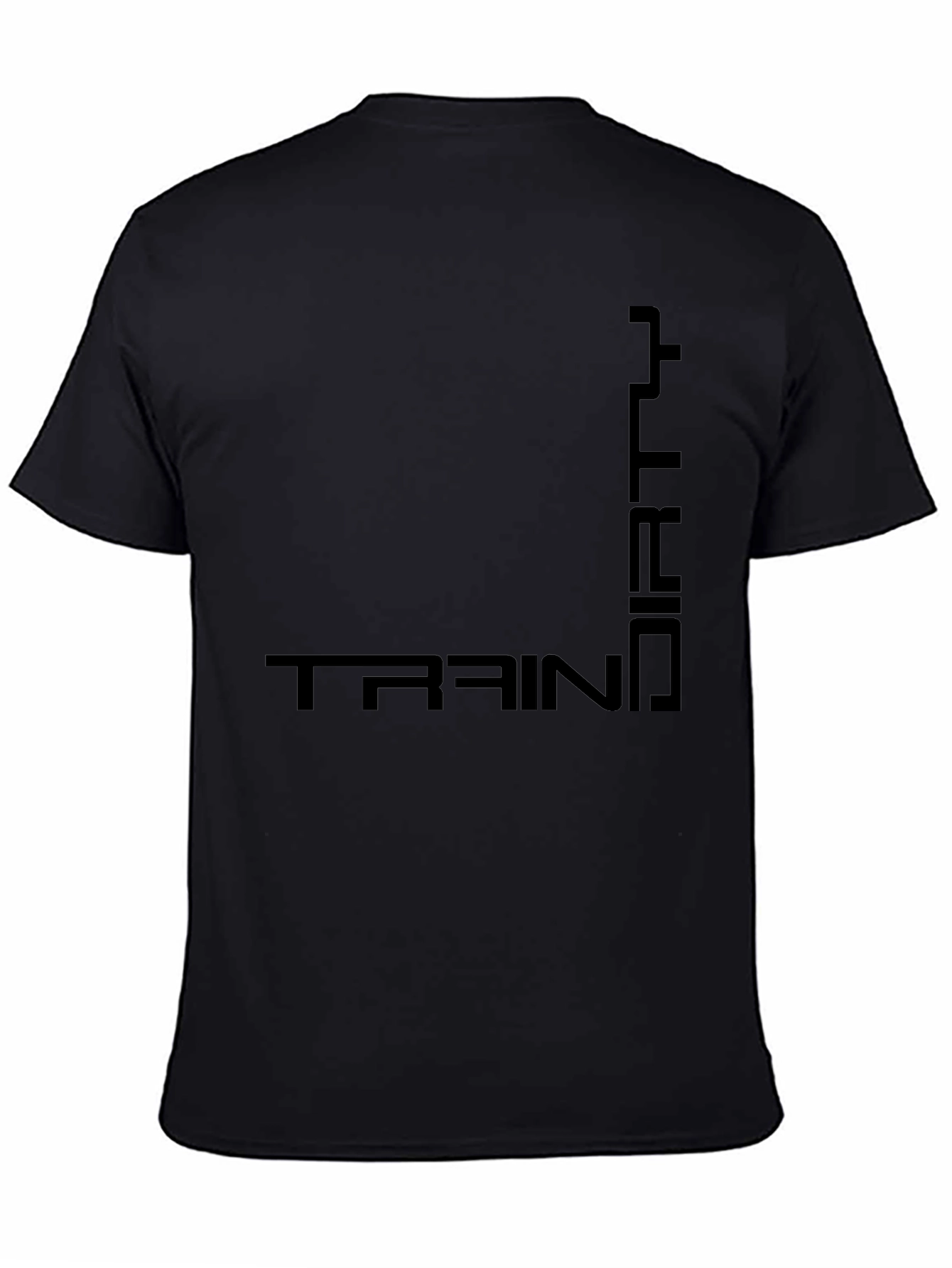 Train Dirty Black Graphic T-Shirt