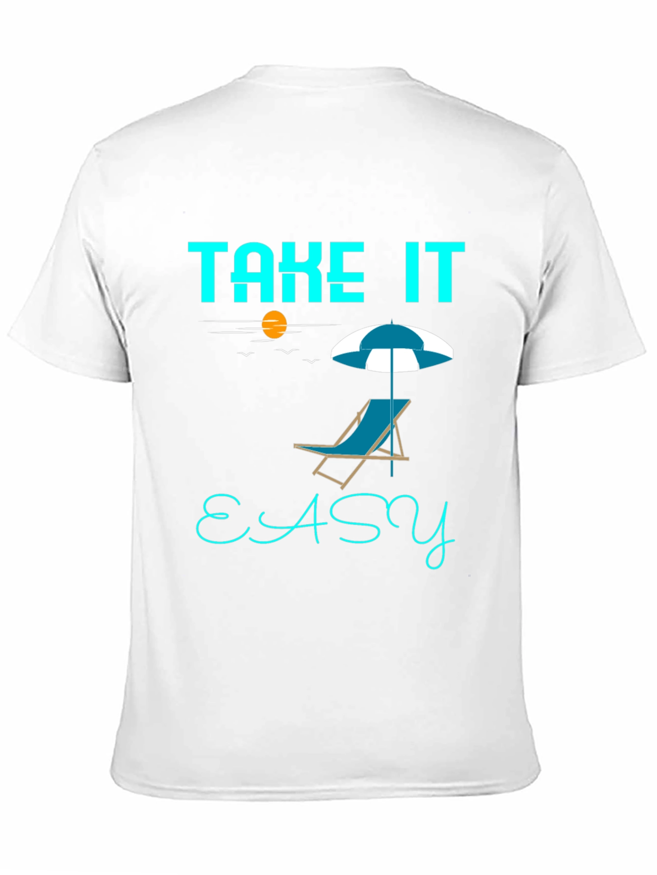 Take It Easy Beach Chair T-Shirt