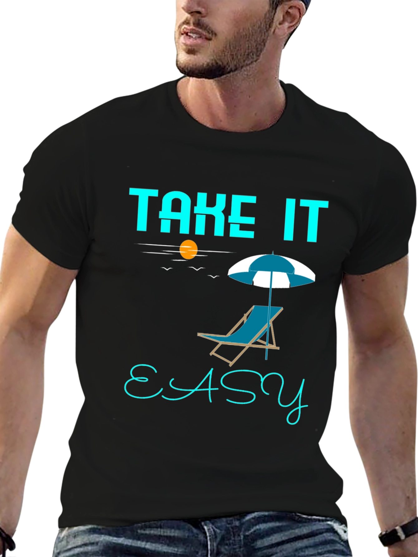 Take It Easy Beach Chair T-Shirt