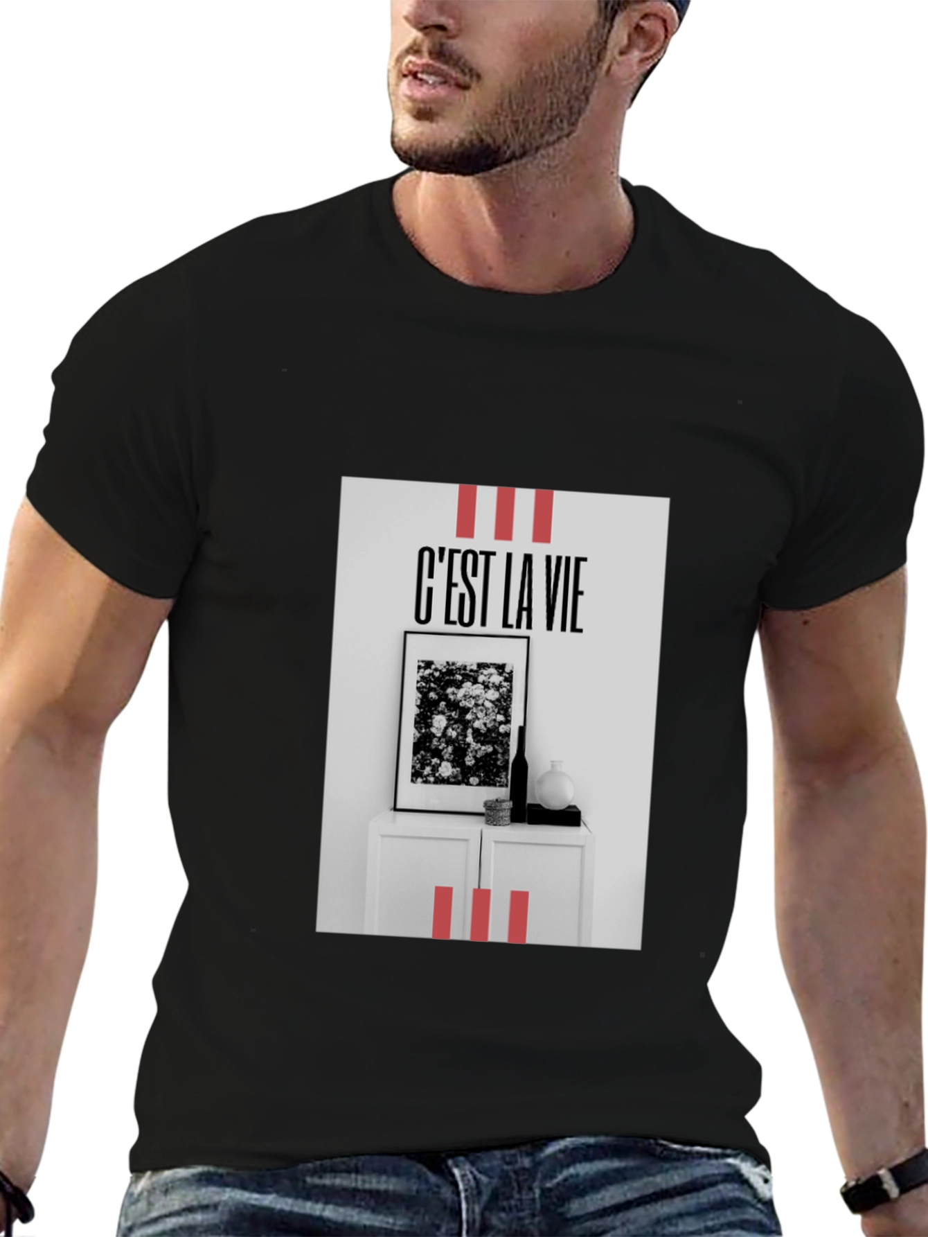 Cest La Vie Graphic T-Shirt - Stylish Casual Tee