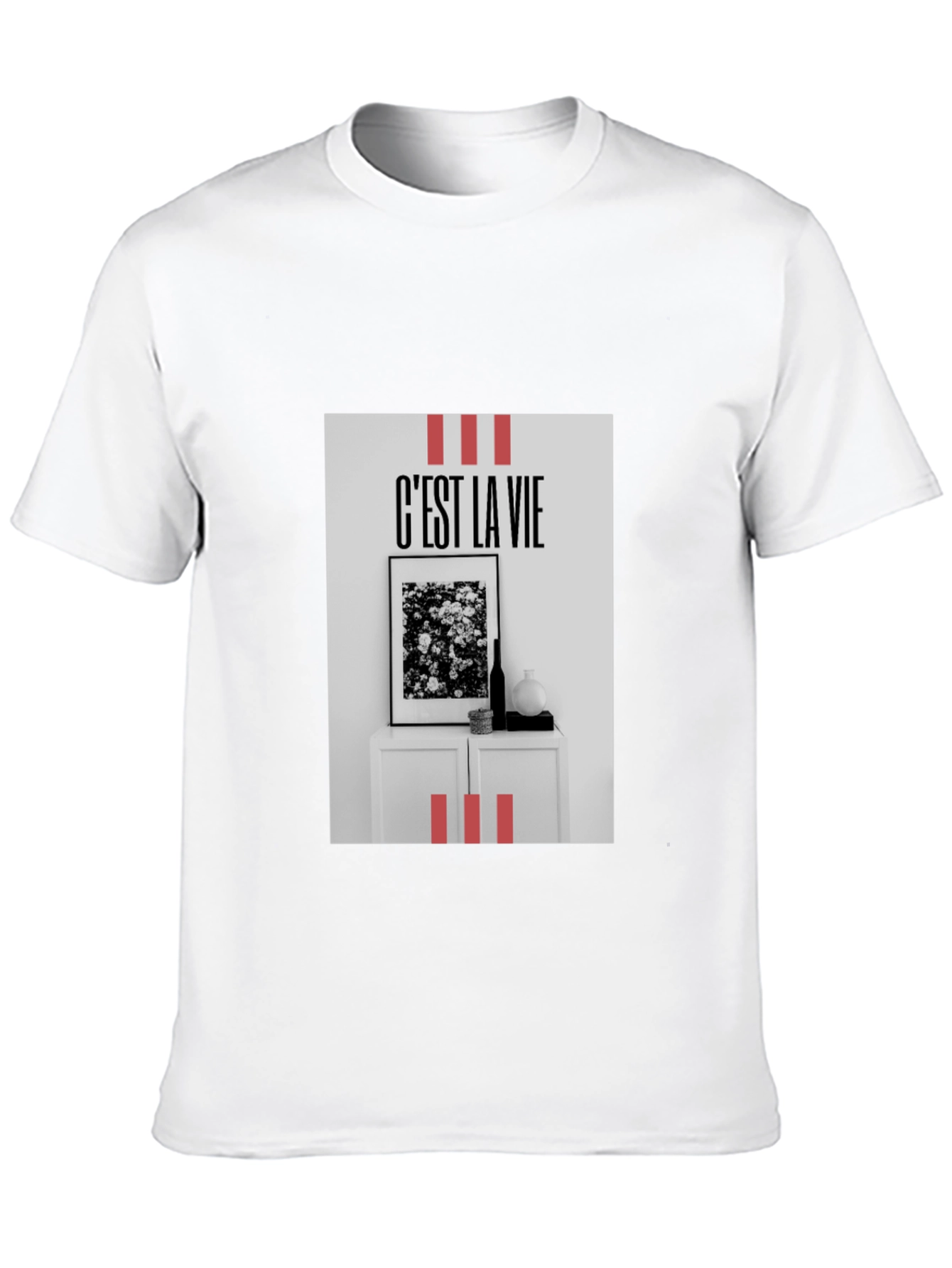 Cest La Vie Graphic T-Shirt - Stylish Casual Tee