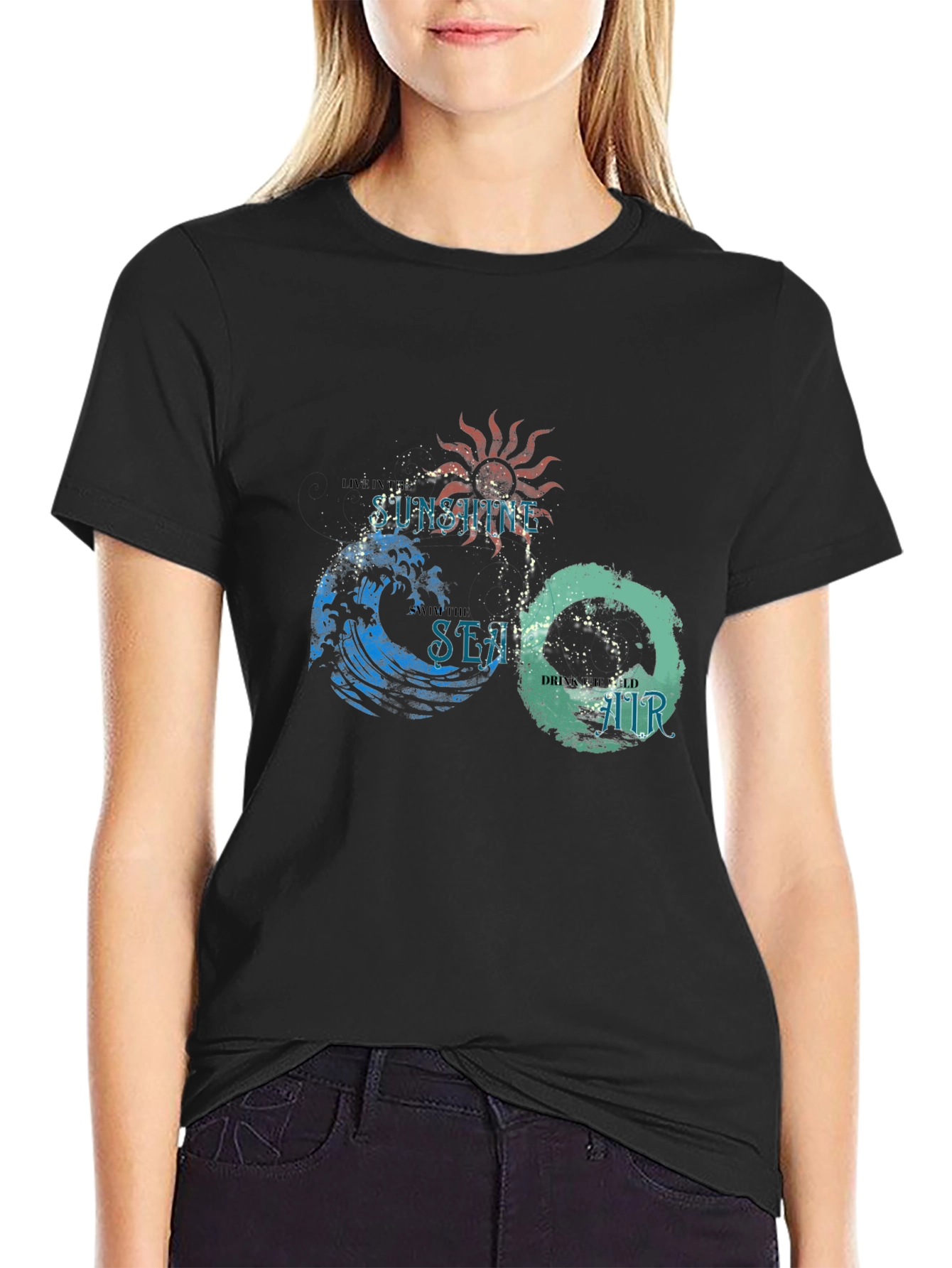Sunshine Sea Air T-Shirt - Relaxed Fit