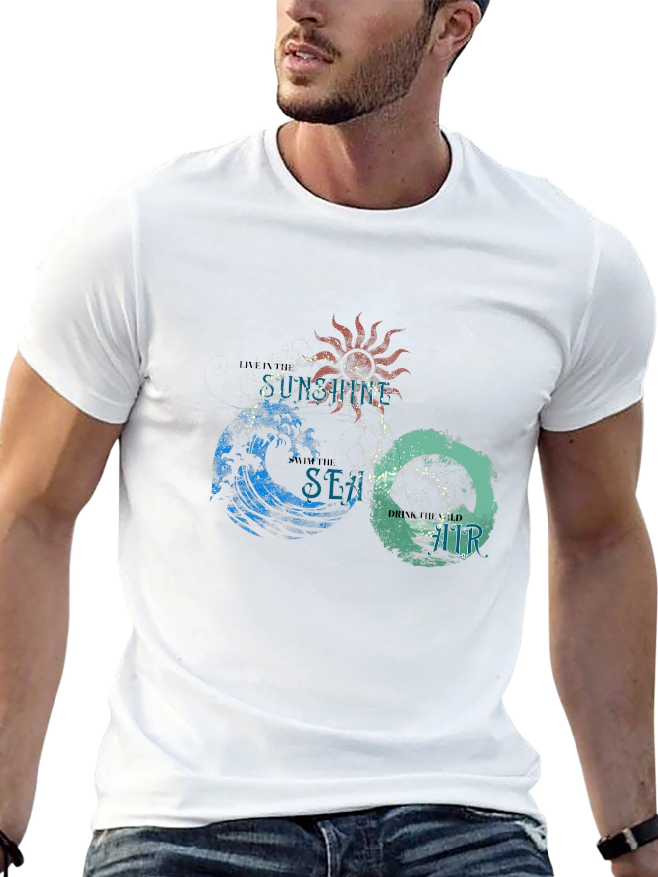 Sunshine Sea Air T-Shirt - Relaxed Fit