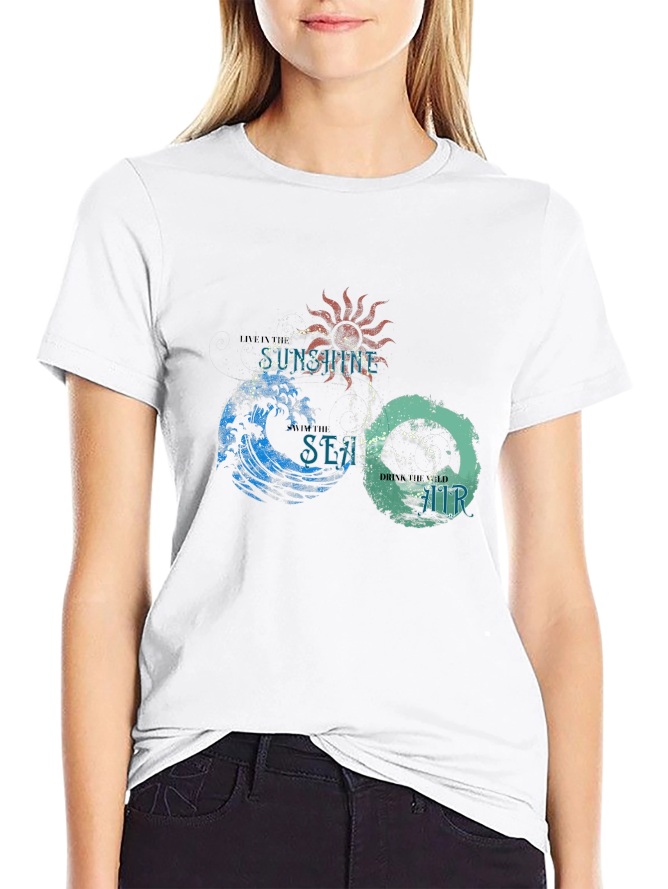 Sunshine Sea Air T-Shirt - Relaxed Fit