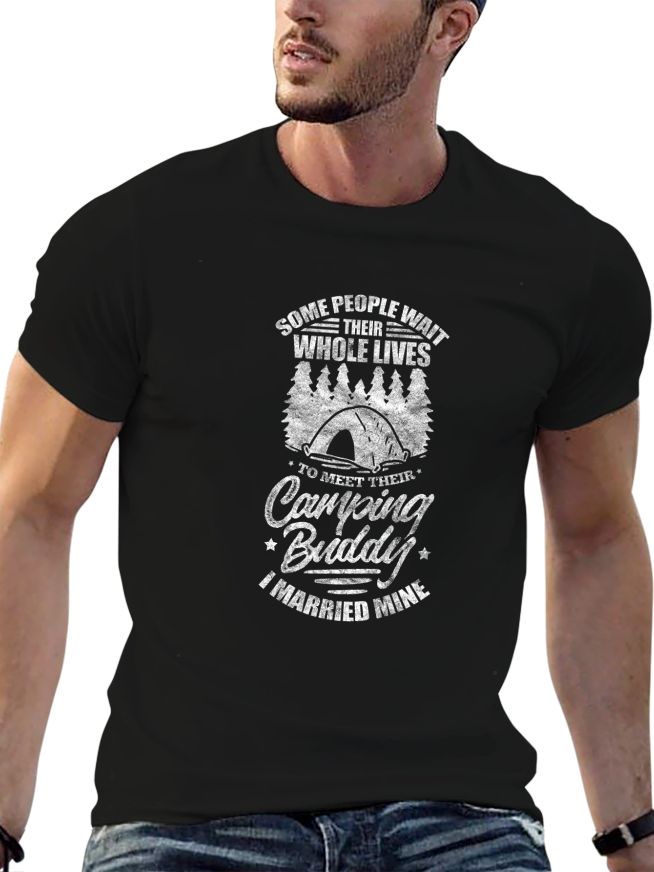 Camping Buddy T-Shirt - I Married Mine