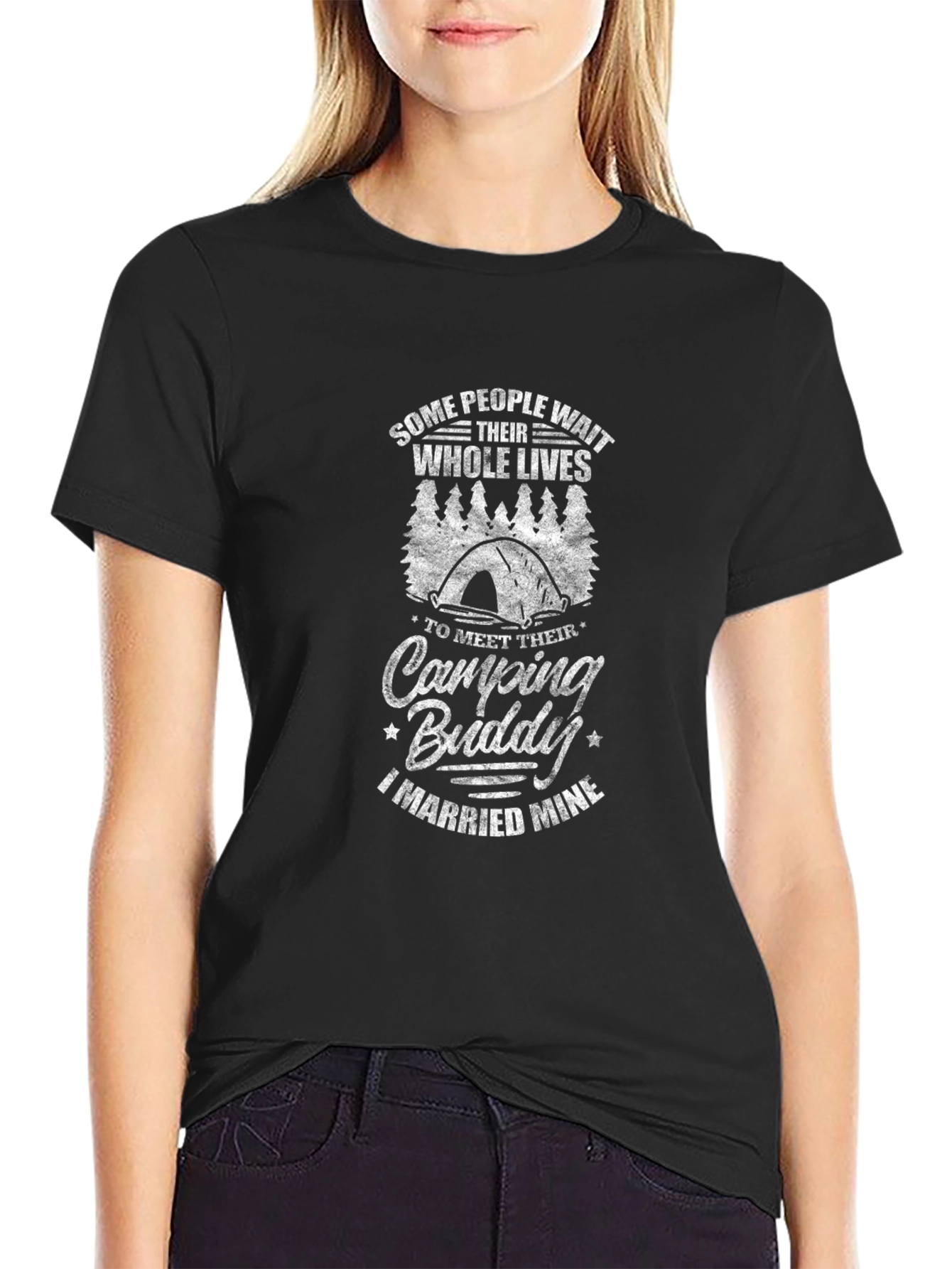 Camping Buddy T-Shirt - I Married Mine