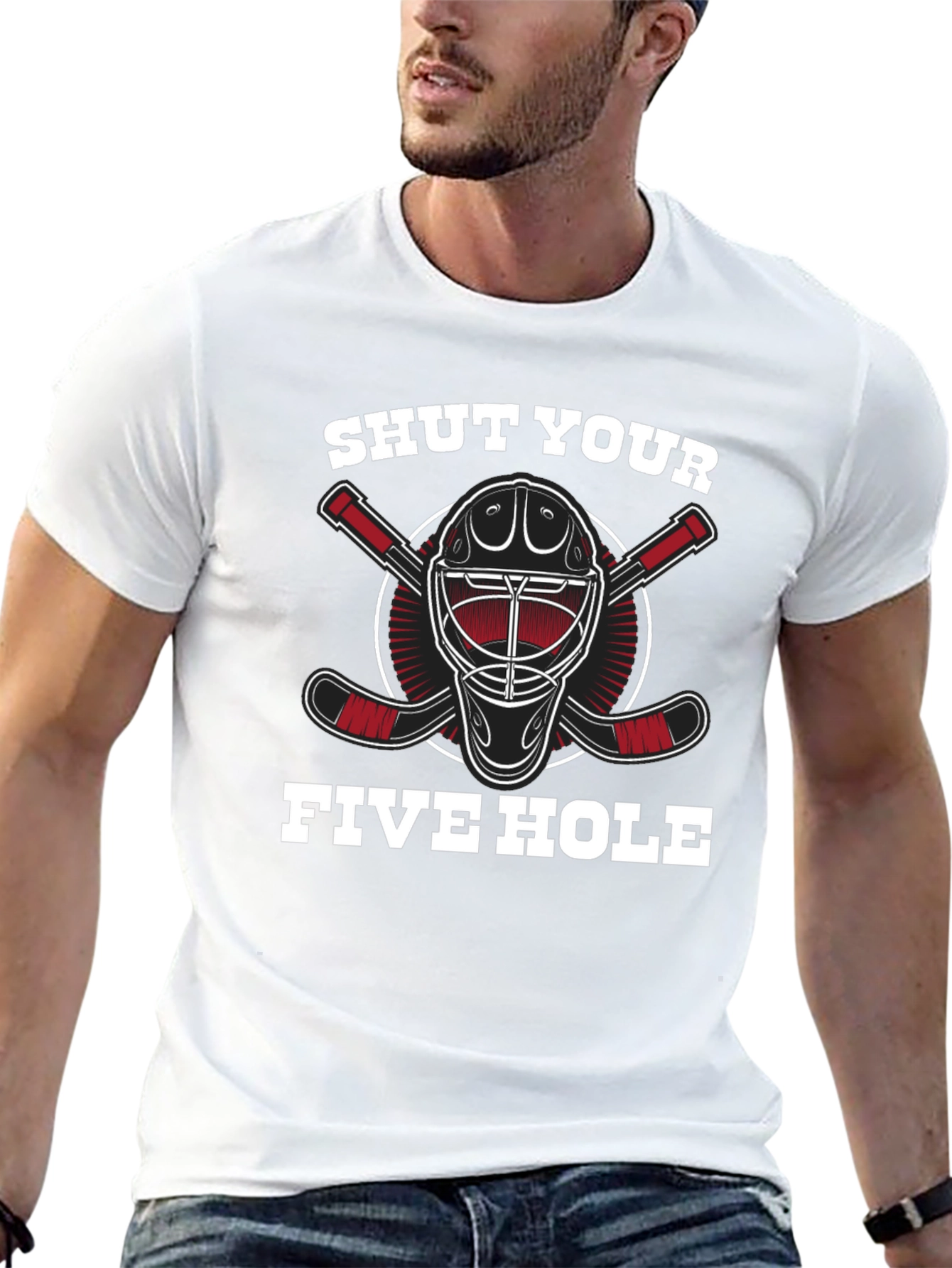 Shut Your Five Hole Hockey T-Shirt