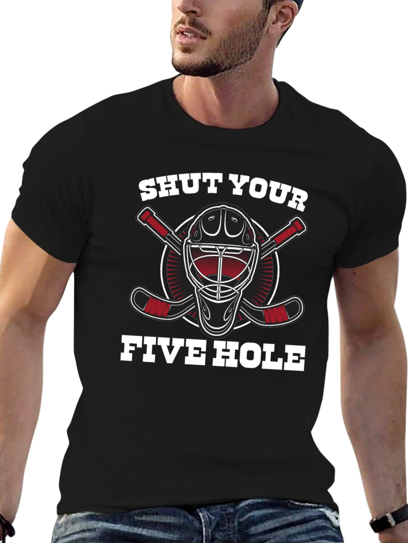 Shut Your Five Hole Hockey T-Shirt