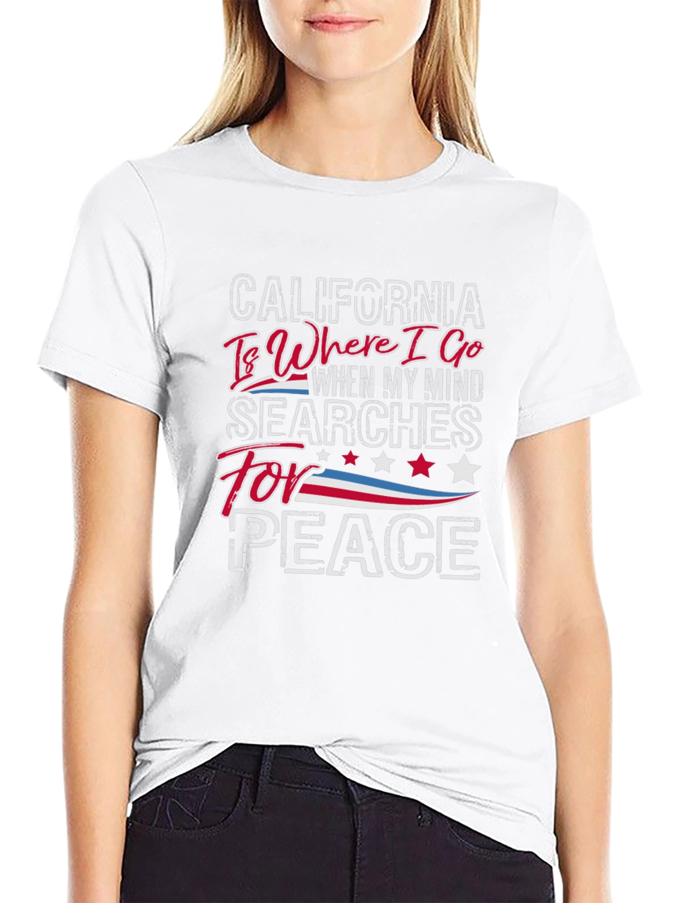 California Peace Graphic Tee