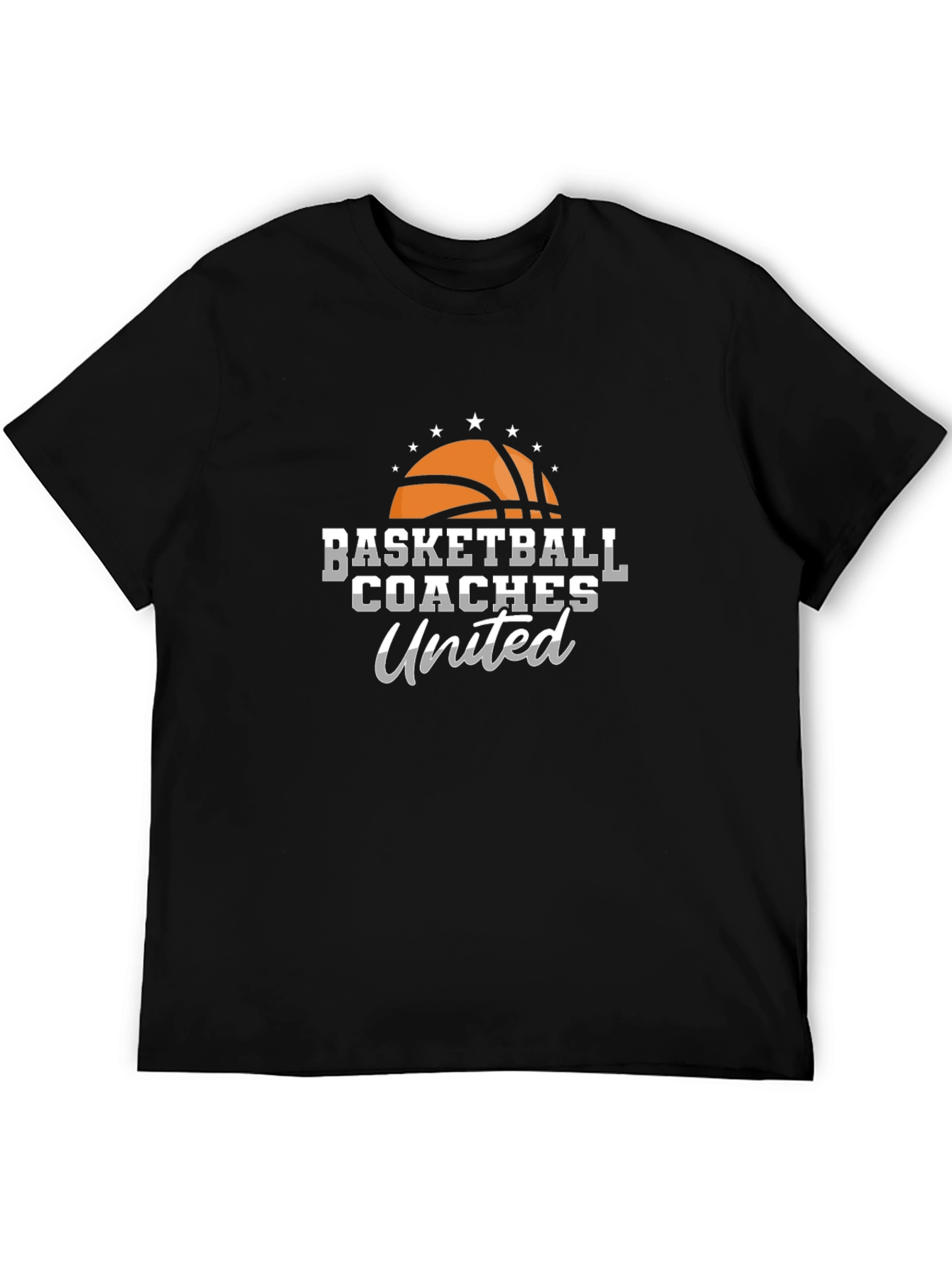 Basketball Coaches United Black T-Shirt