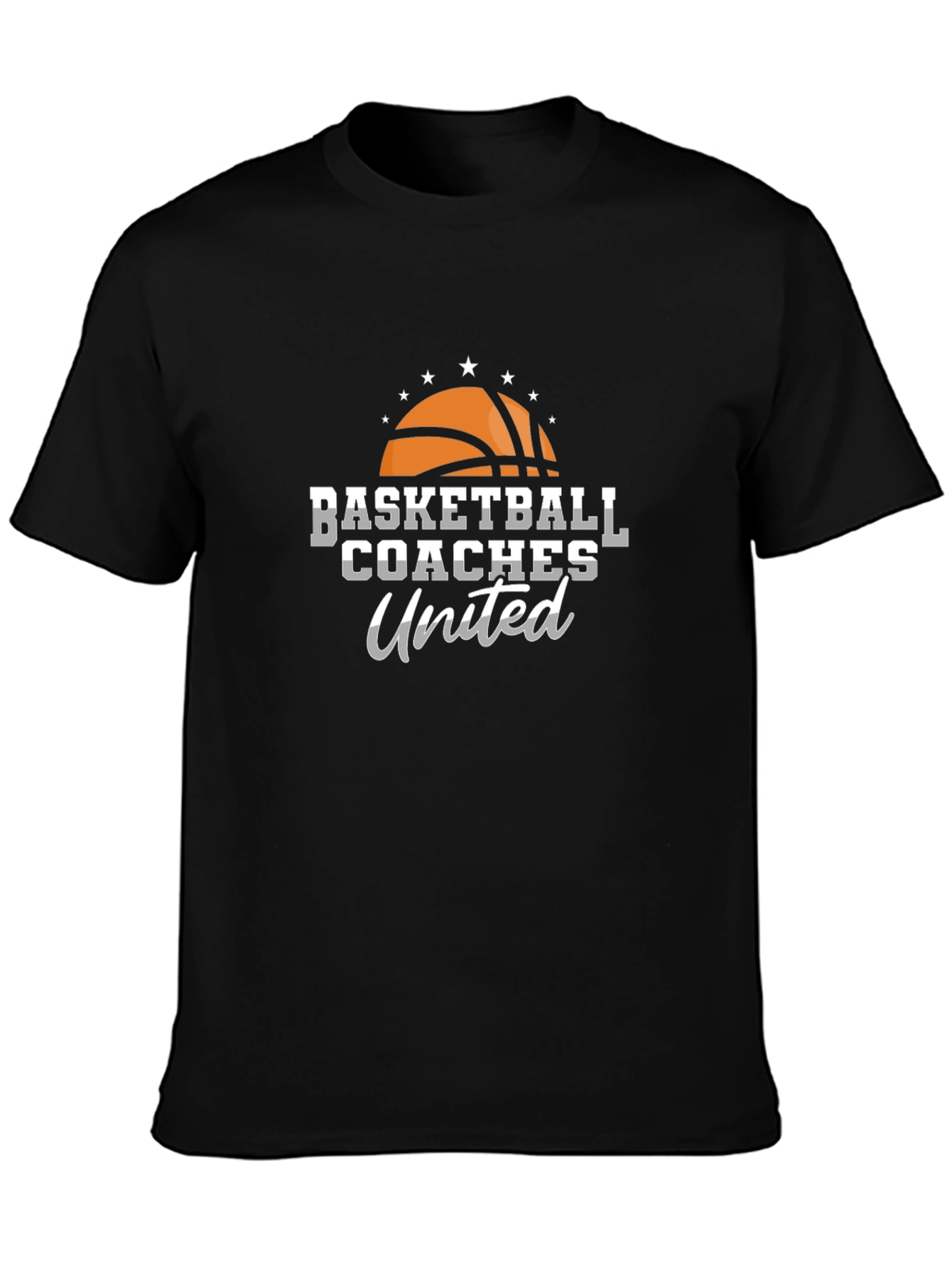 Basketball Coaches United Black T-Shirt