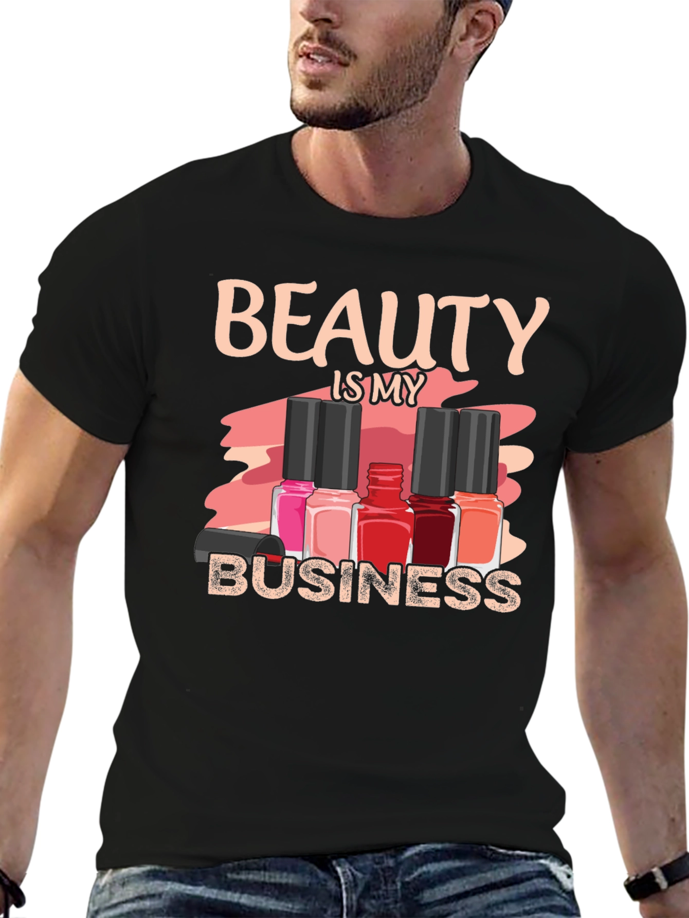 Beauty is My Business T-Shirt - Nail Polish Design