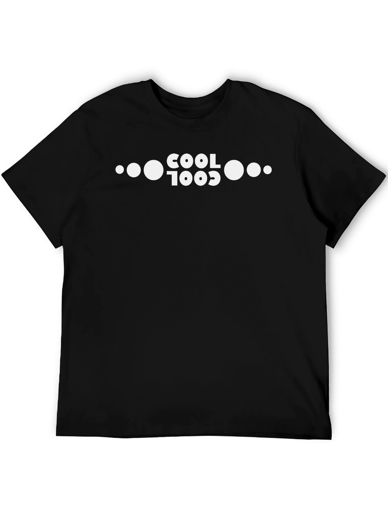 Cool 100 T-Shirt - Black Crew Neck Cotton Tee