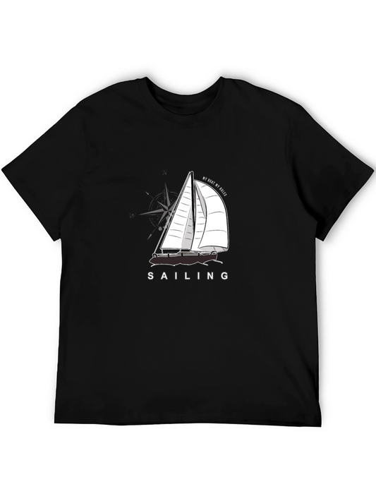Sailing T-Shirt - My Boat My Rules Graphic Tee