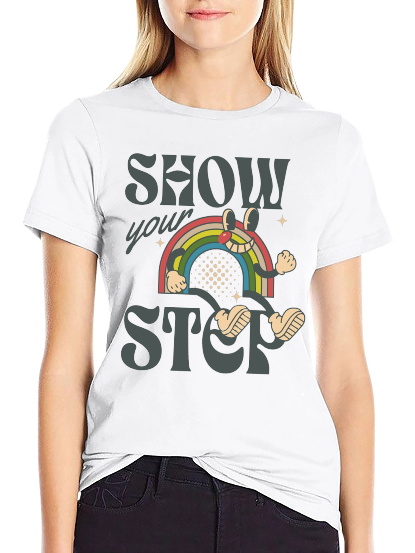 Show Your Step Rainbow T-Shirt