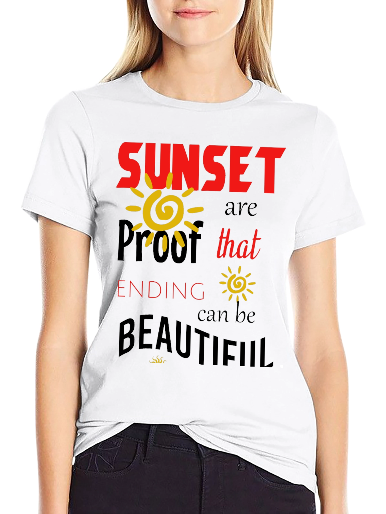 Sunset Proof Inspirational Graphic T-Shirt