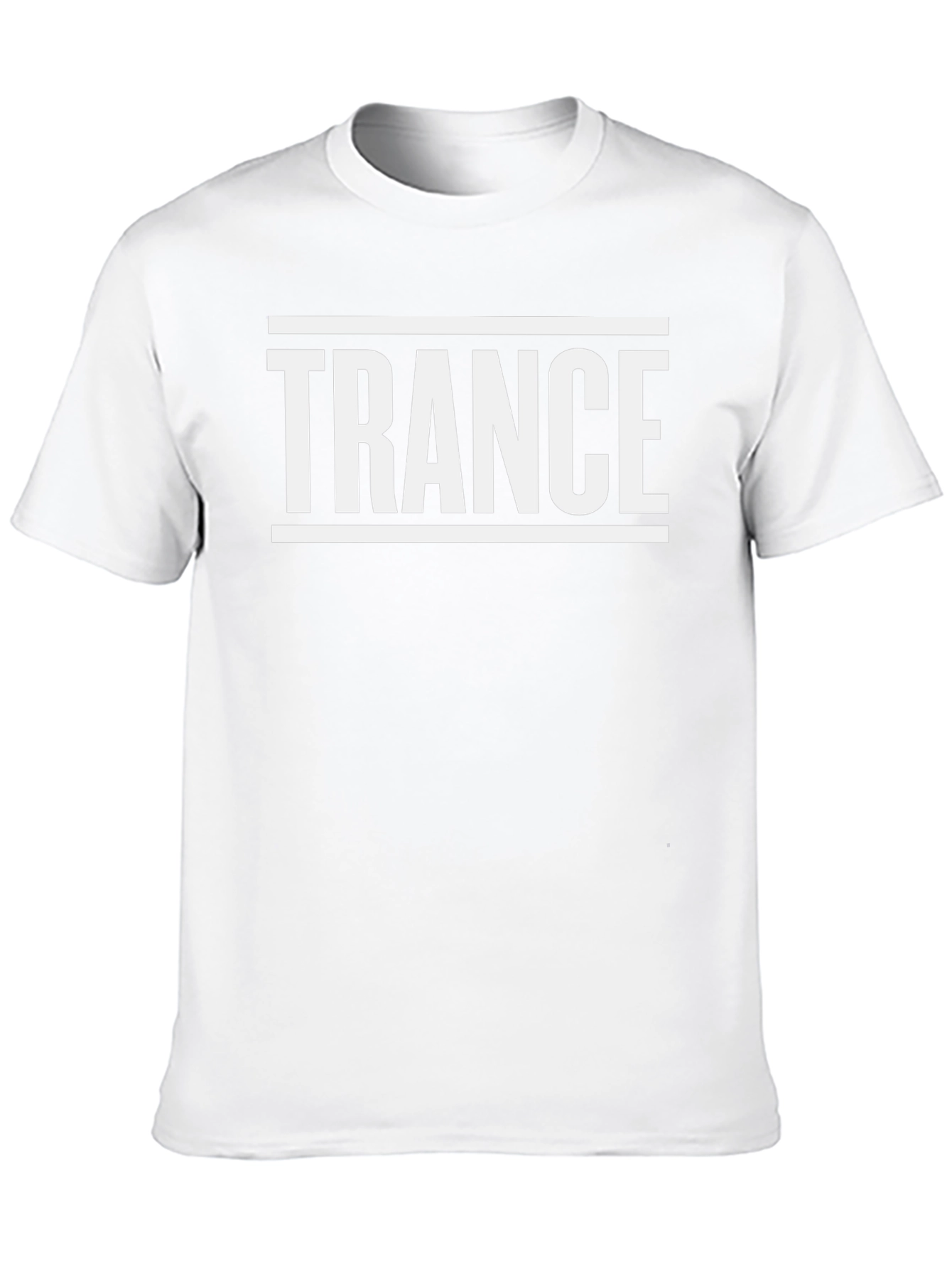 Trance Music Graphic Tee - Black Cotton Comfort