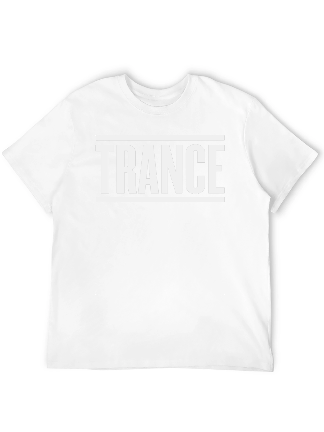 Trance Music Graphic Tee - Black Cotton Comfort