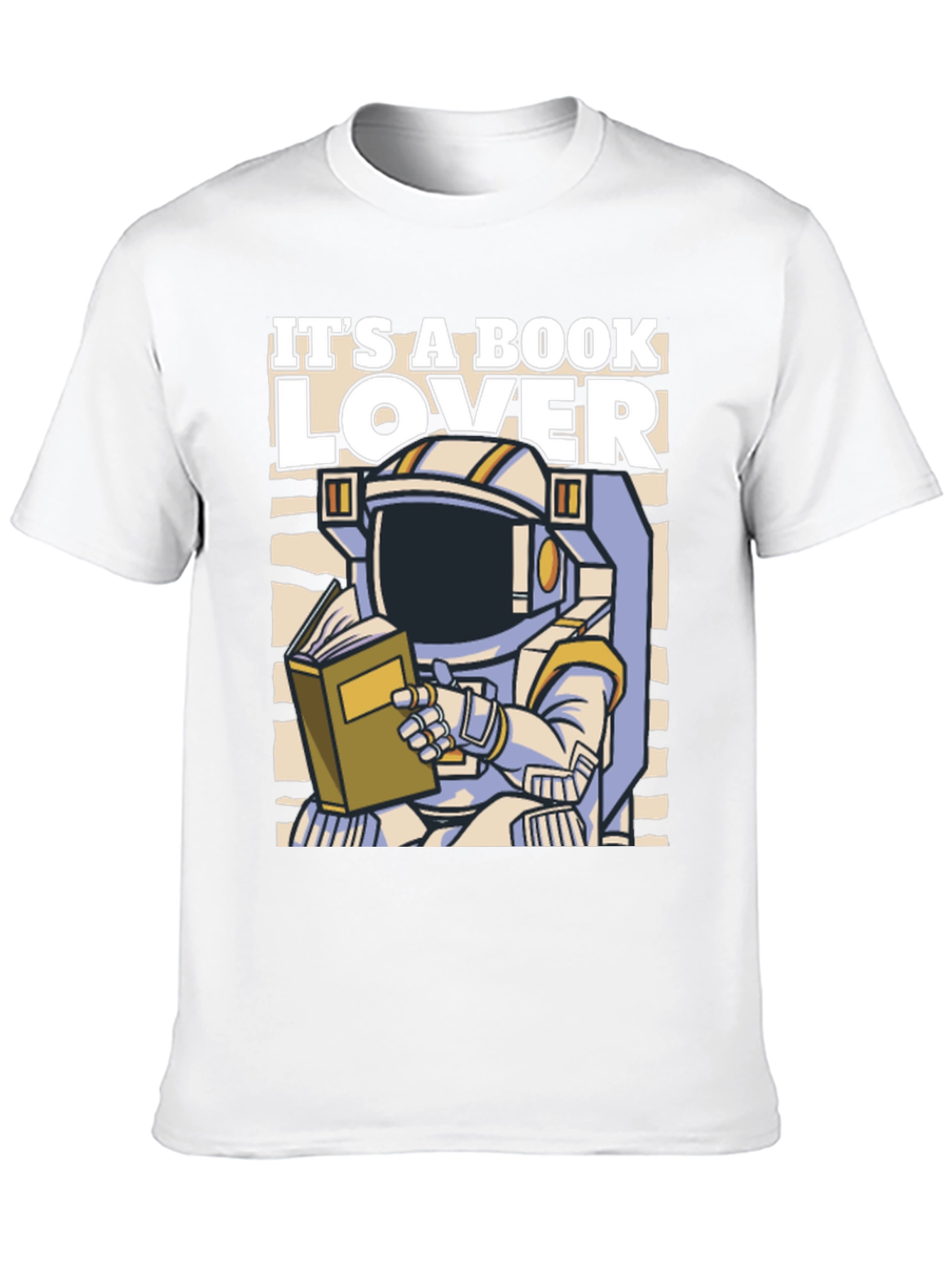 Book Lover Astronaut T-Shirt