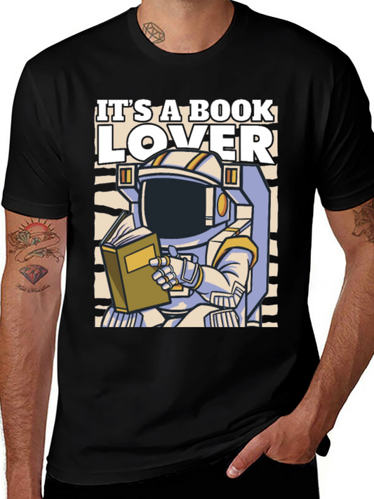Book Lover Astronaut T-Shirt