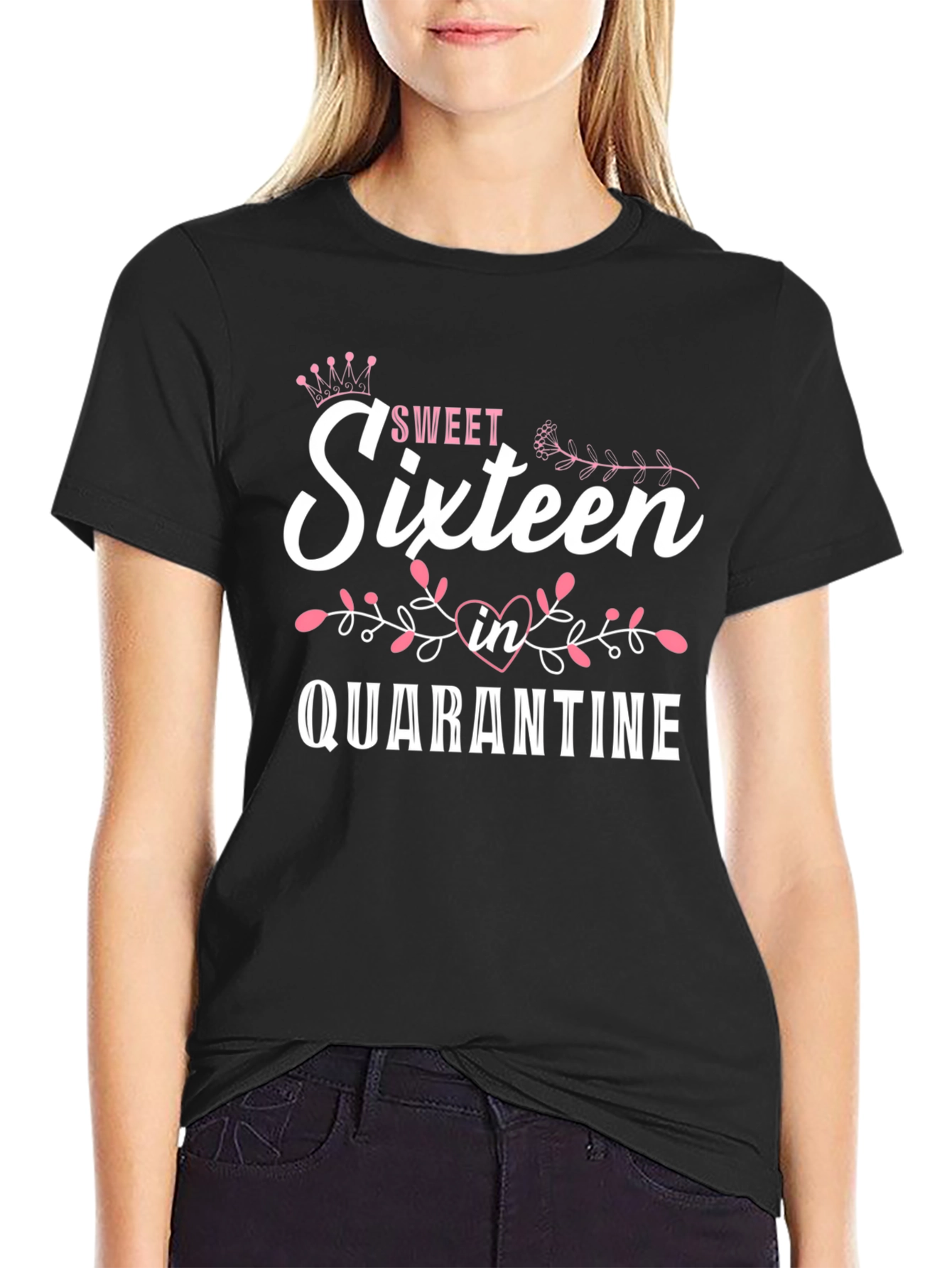 Sweet Sixteen in Quarantine T-Shirt - Birthday Gift